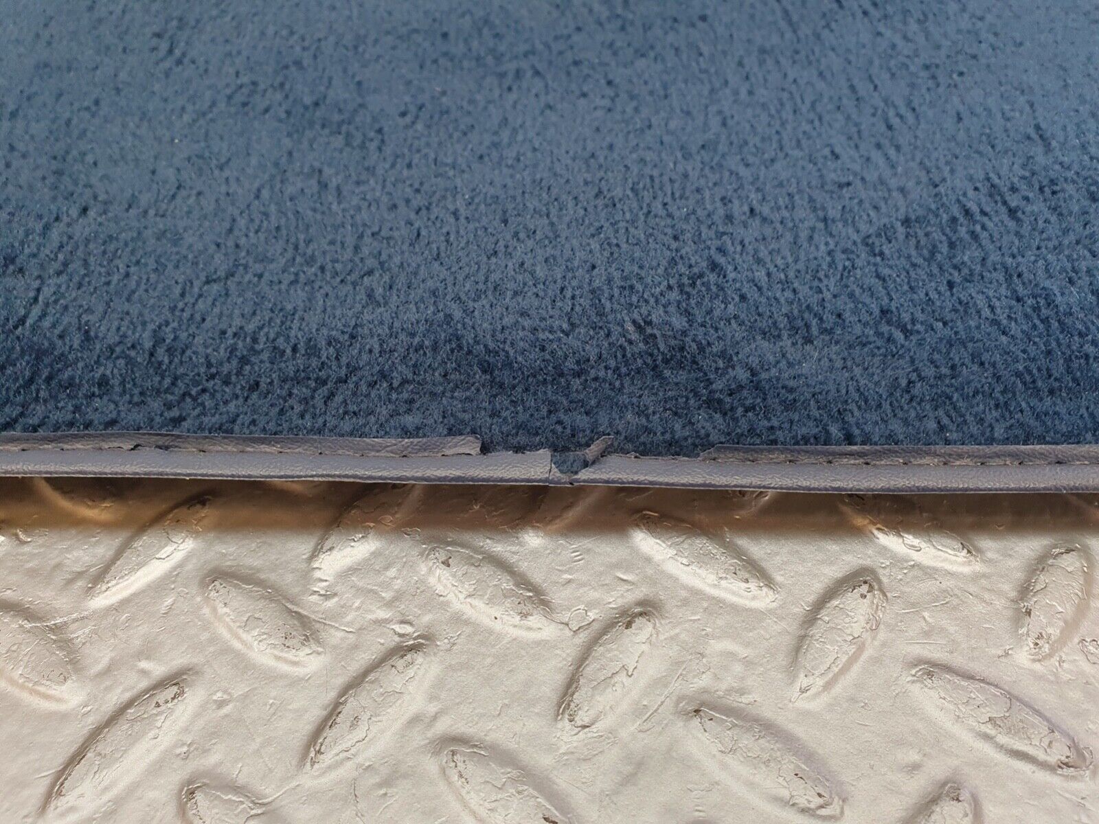 43022 Mercedes-Benz W201 190 Front Left Floor Carpet Blue 2016806962