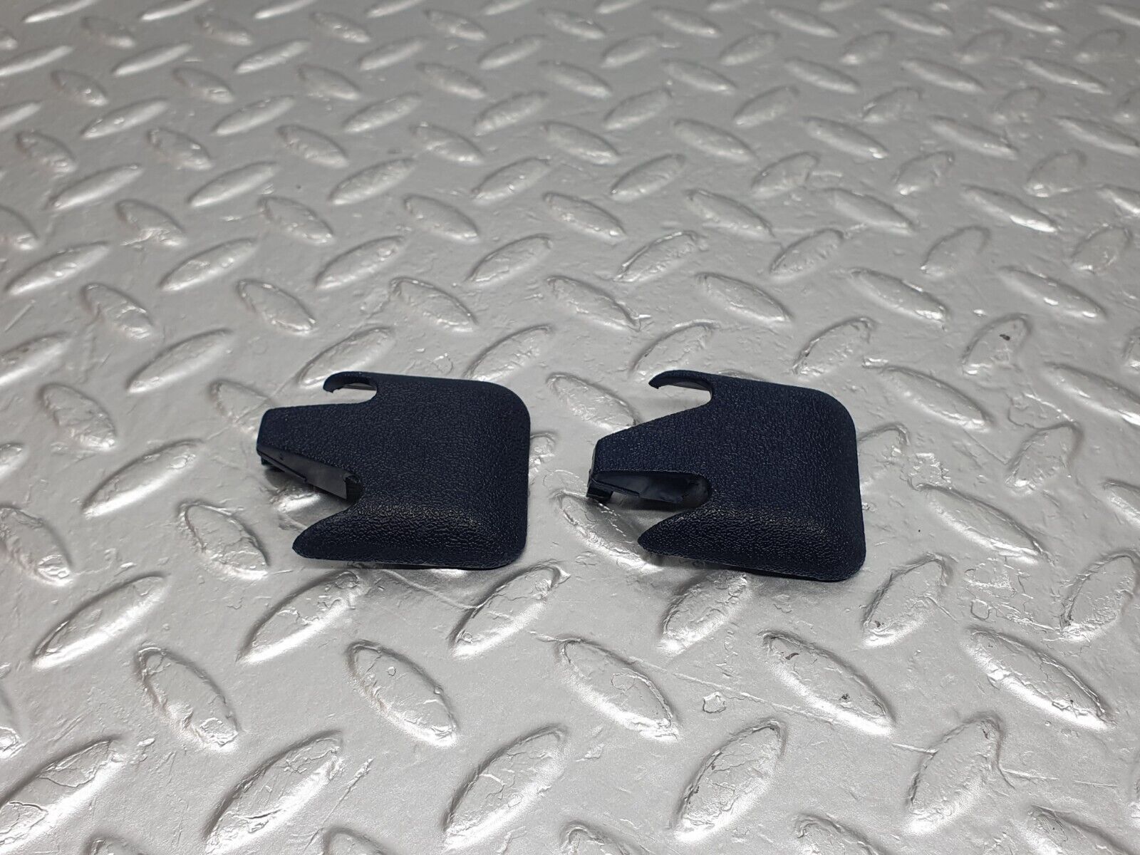 42906 Mercedes-Benz W201 190 2.0L Front Seat Rail Trim Cover Blue 1246842118 1246842218