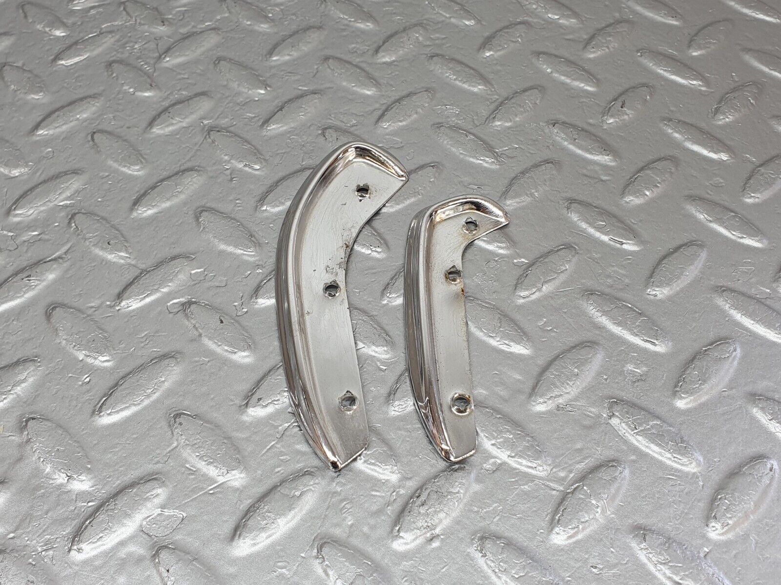 43151 Mercedes-Benz W108 280SE Interior Door Handle Chrome Trim Pair Left