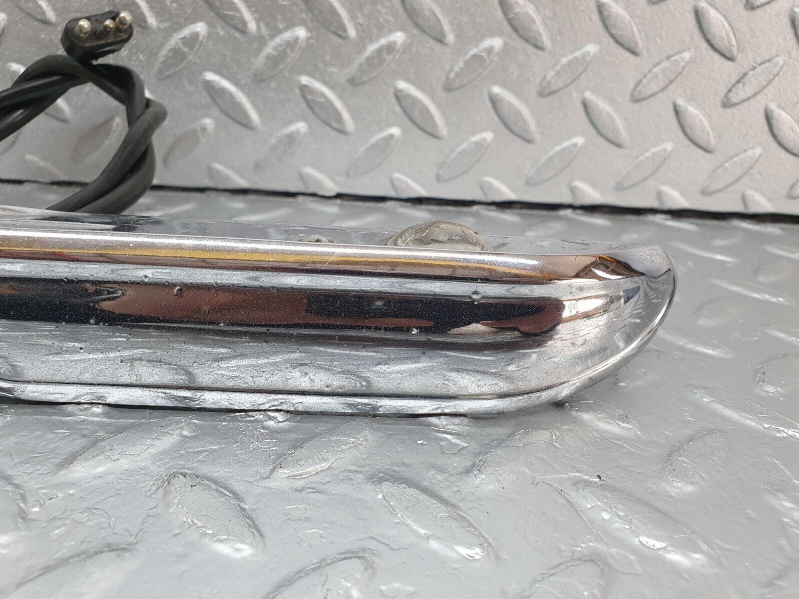 43163 Mercedes-Benz W108 280SE Number Plate Light Trunk Chrome Hella K12860 12860R4