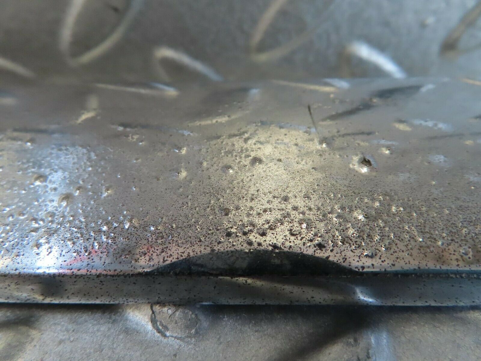 15720 Mercedes-Benz R107 450SL Trunk Chrome Handle Moulding Left 1076901380