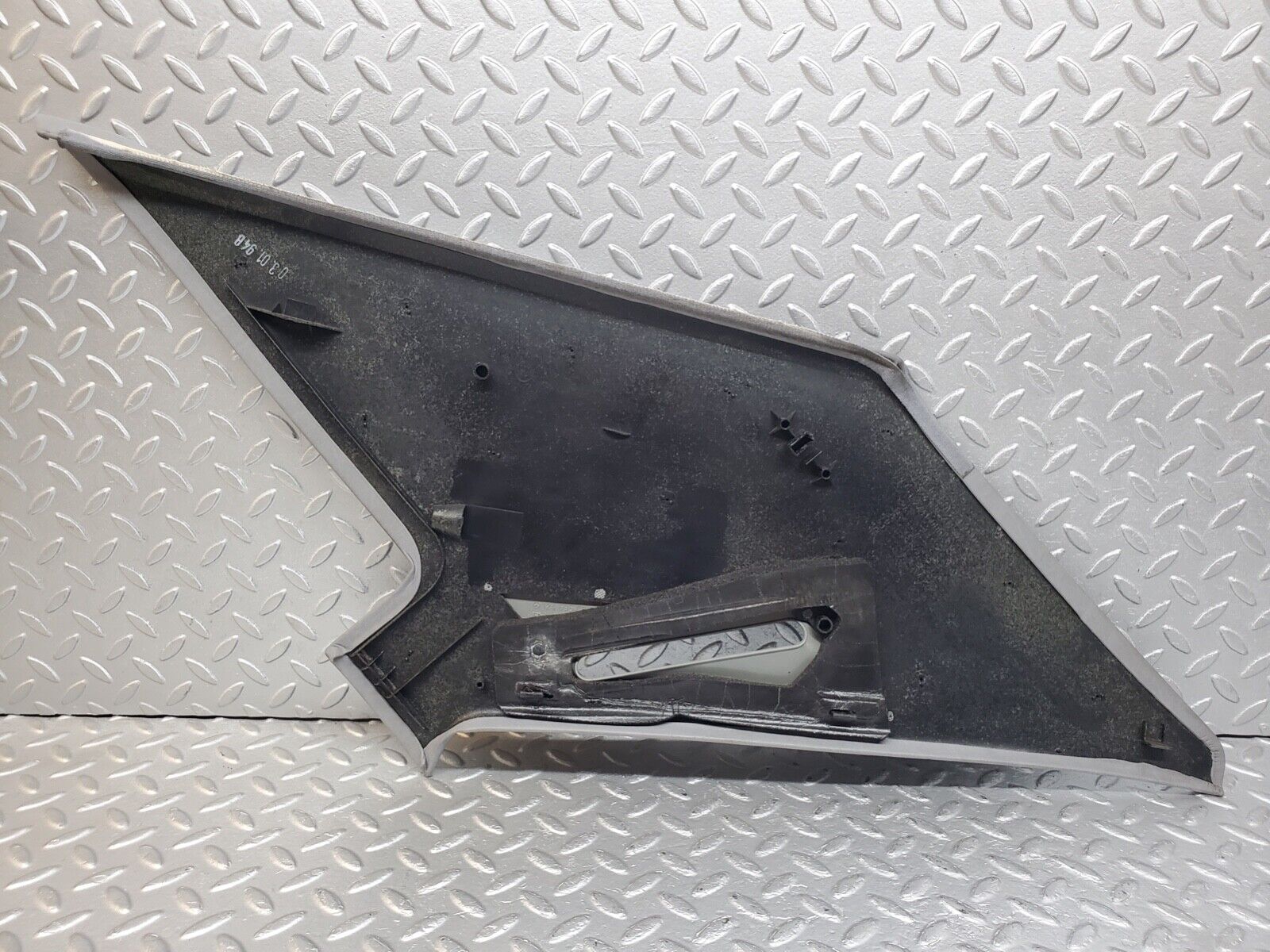 44637 Mercedes-Benz W124 220E C Pillar Cover Panel Right Side Grey 1246950830