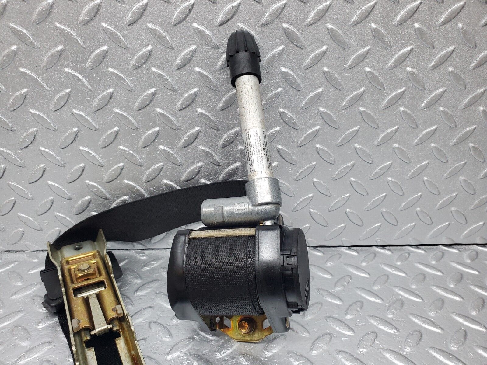 45863 Mercedes-Benz W126 420SE Front Right Seat Belt With Buckle 1268604086 1268680011 1268604096