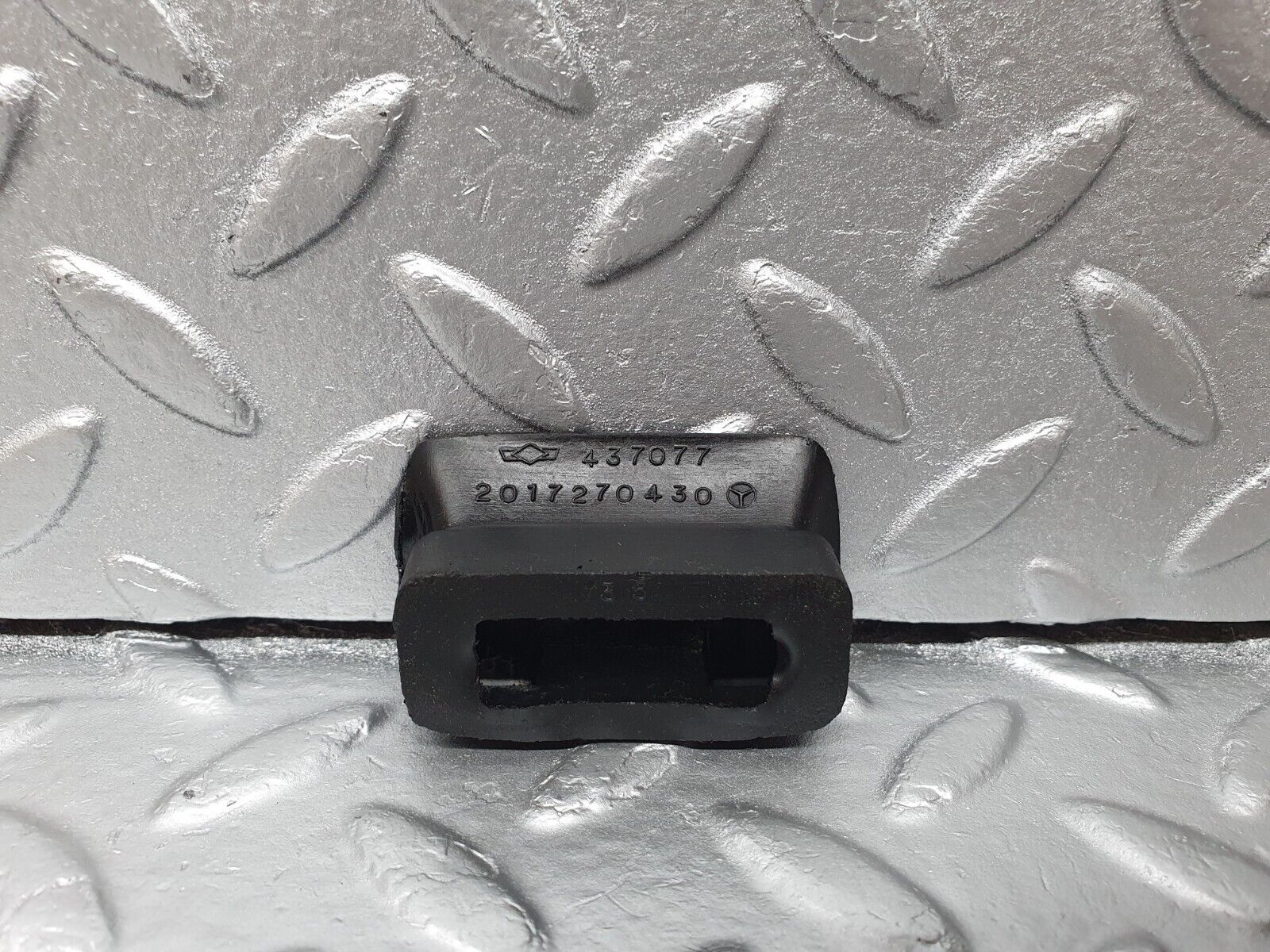 42536 Mercedes-Benz R129 320SL Coupe Door Check Strap Rubber Seal 2x 2017270430