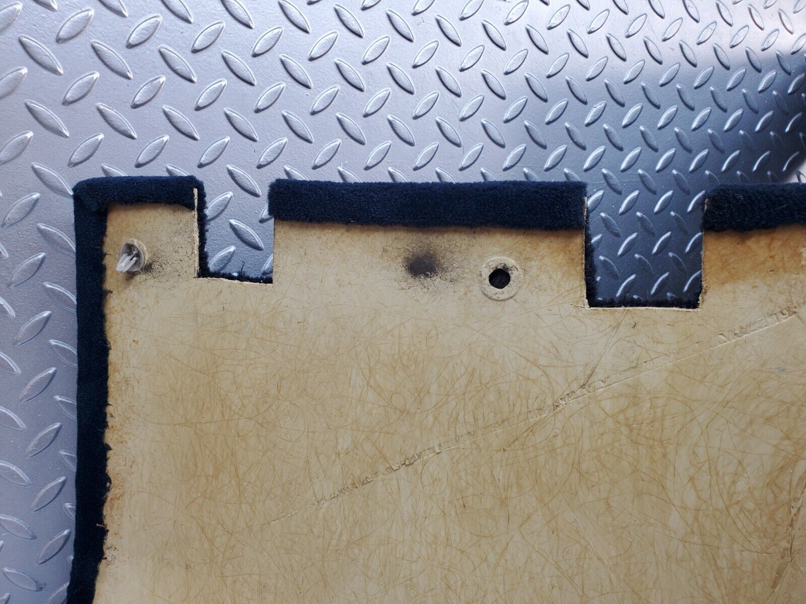 45115 Mercedes-Benz R129 300SL Coupe Rear Left Wall Carpet Blue