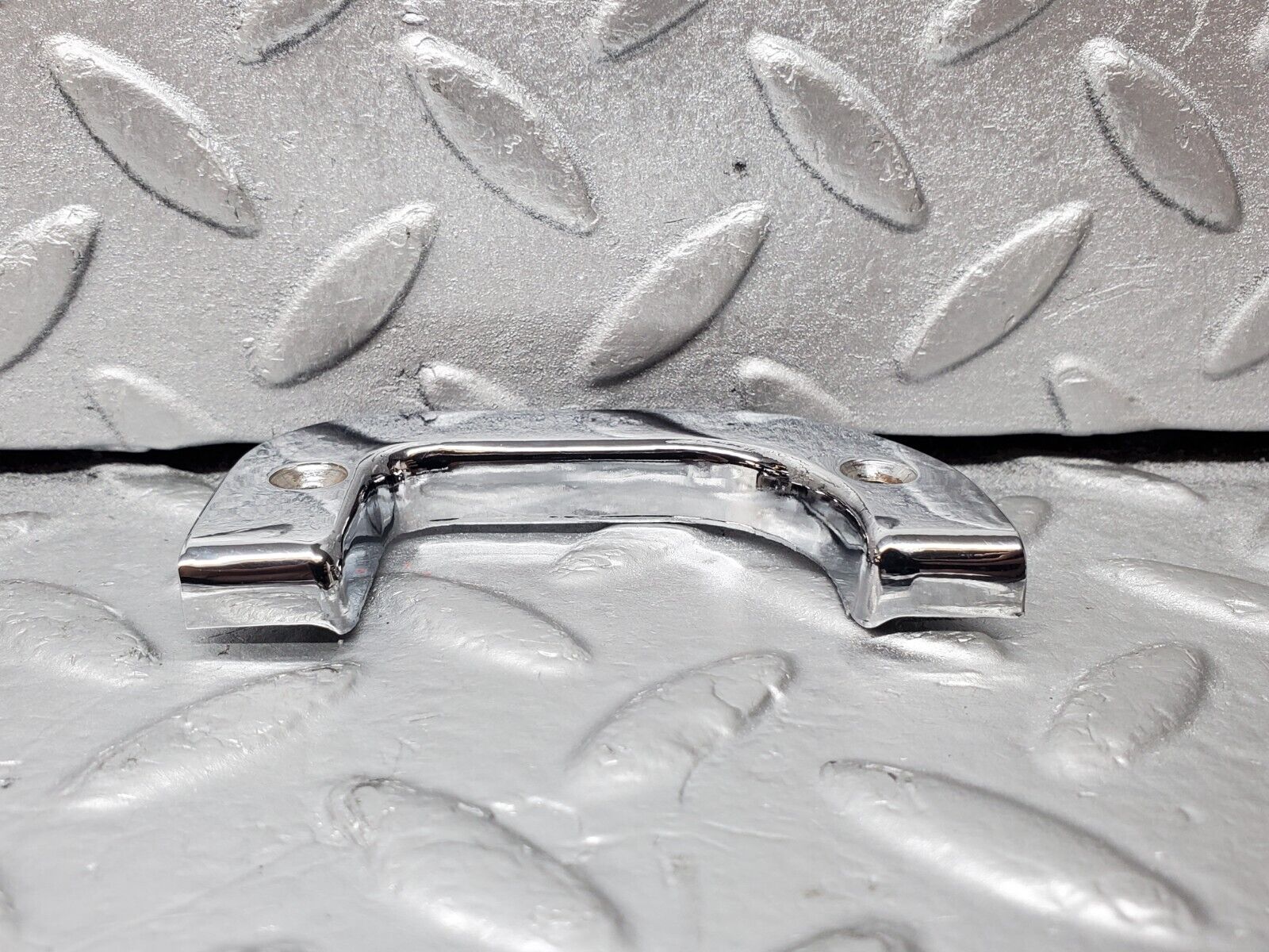 45555 Mercedes-Benz W126 420SE Interior Chrome Door Latch Trim Right 1237230224