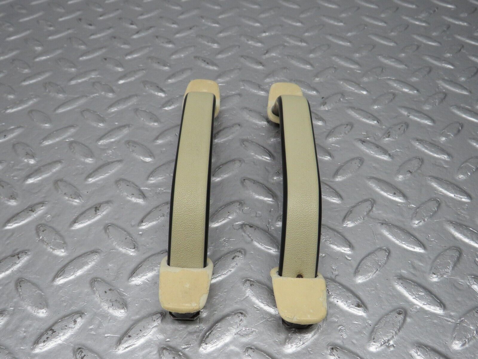 40194 Mercedes-Benz R107 Hardtop Roof Grab Handle Beige Pair