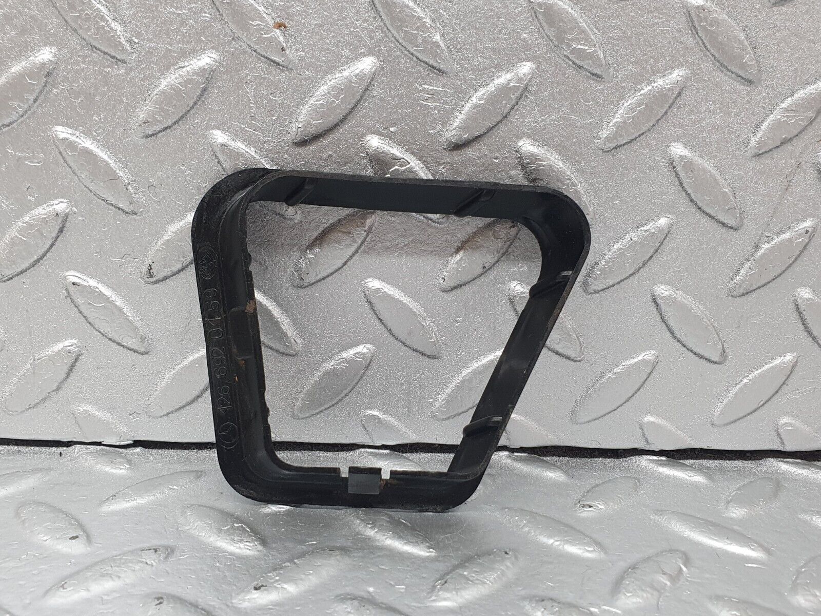 43837 Mercedes-Benz C126 380SEC Coupe Seat Belt Presenter Cover Trim Left Side 1266920159