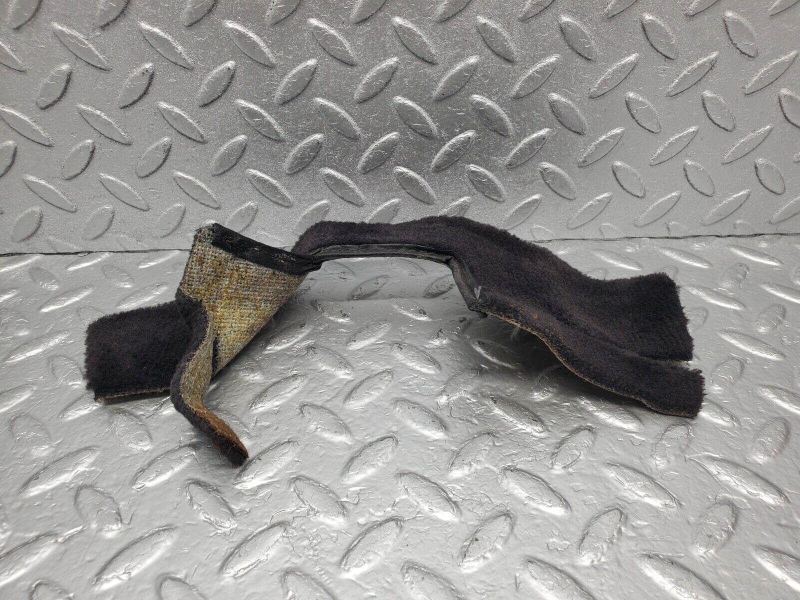 46428 Mercedes-Benz C123 280CE Coupe Front Right Seat Rail Cover Carpet Black