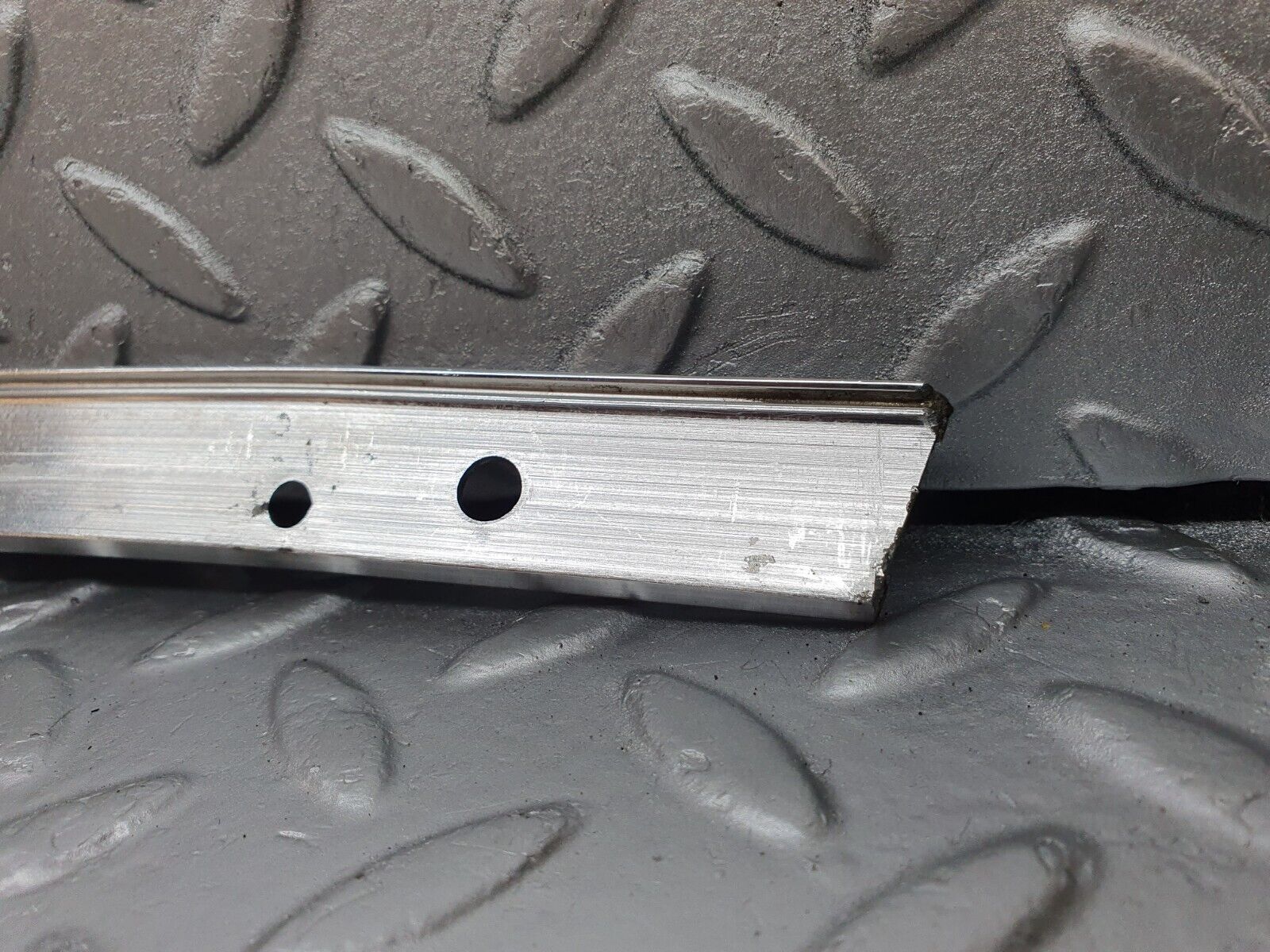 43038 Mercedes-Benz R107 Hardtop B Pillar Chrome Trim Right Side