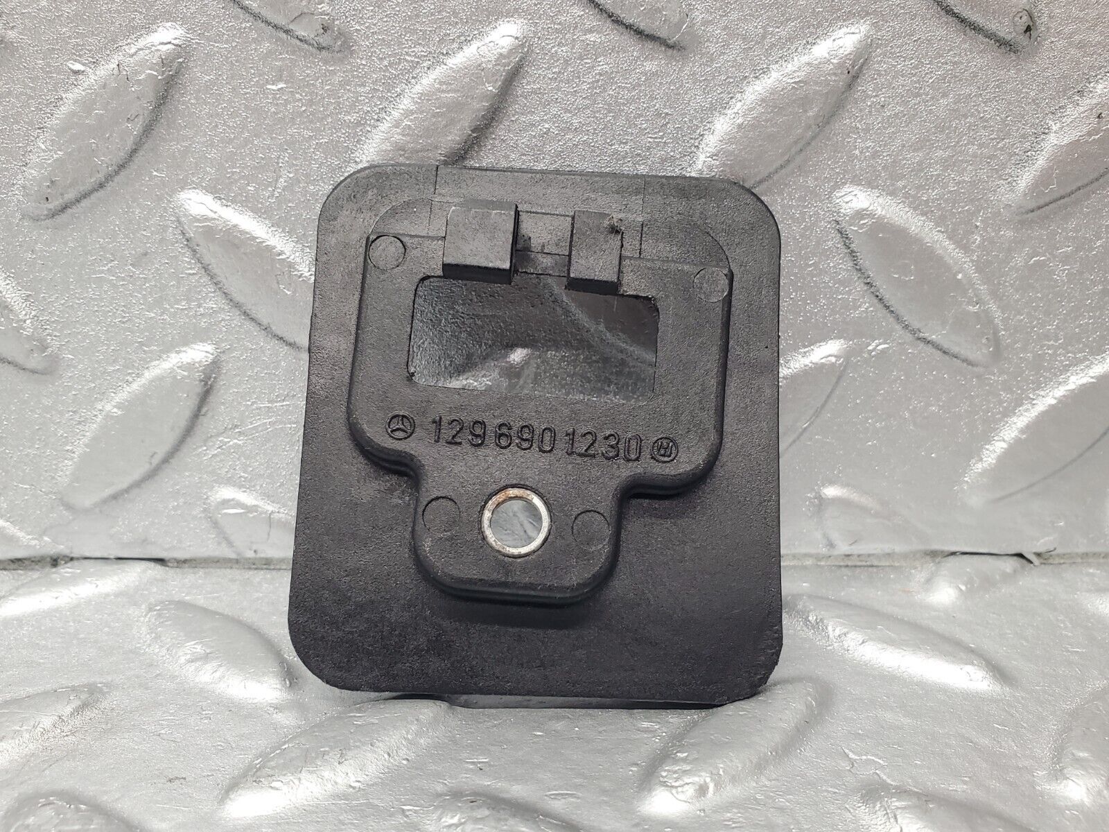 46781 Mercedes-Benz R129 320SL Coupe Roof Lock Cover Trim Pair 1296901230 1296901130