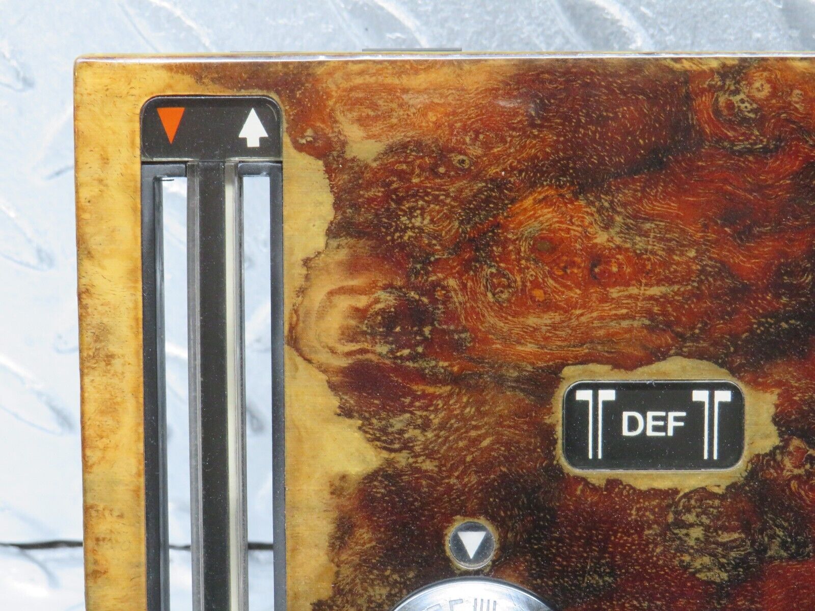 39886 Mercedes-Benz R107 350SL Heater Control Wood Panel