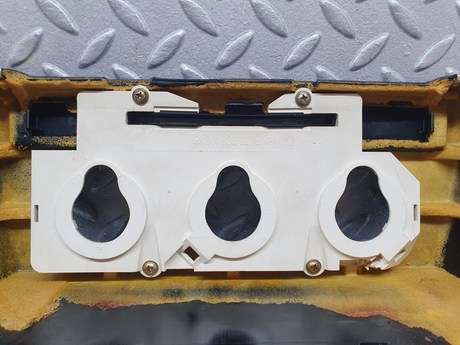 42649 Mercedes-Benz W201 190 2.0L Centre Console Heater Control Panel Blue 2016830275