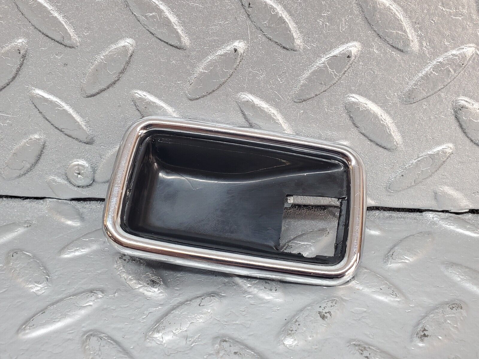 44390 Mercedes-Benz W123 280E Chrome Frame For Door Opener Right 1087660611