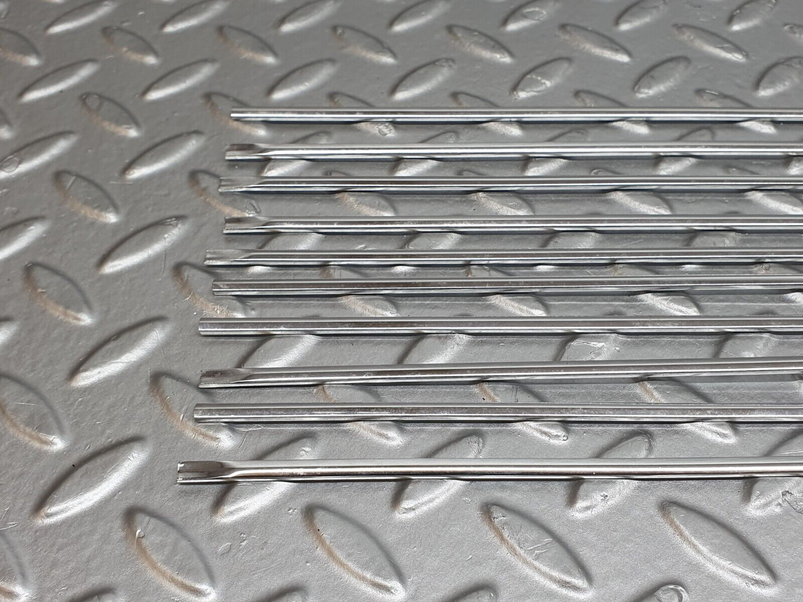 43450 Mercedes-Benz W108 280SE Bonnet Chrome Grill Moulding Trims 1088880122