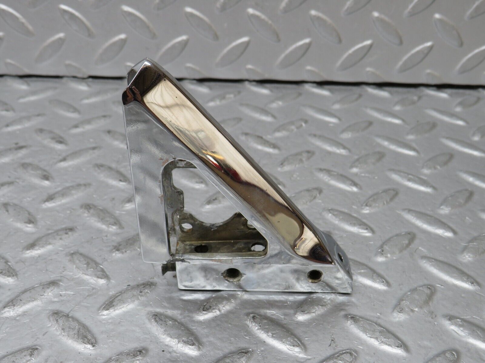 35444 Mercedes-Benz R107 280SL Right Wing Mirror Triangle Chrome Bracket