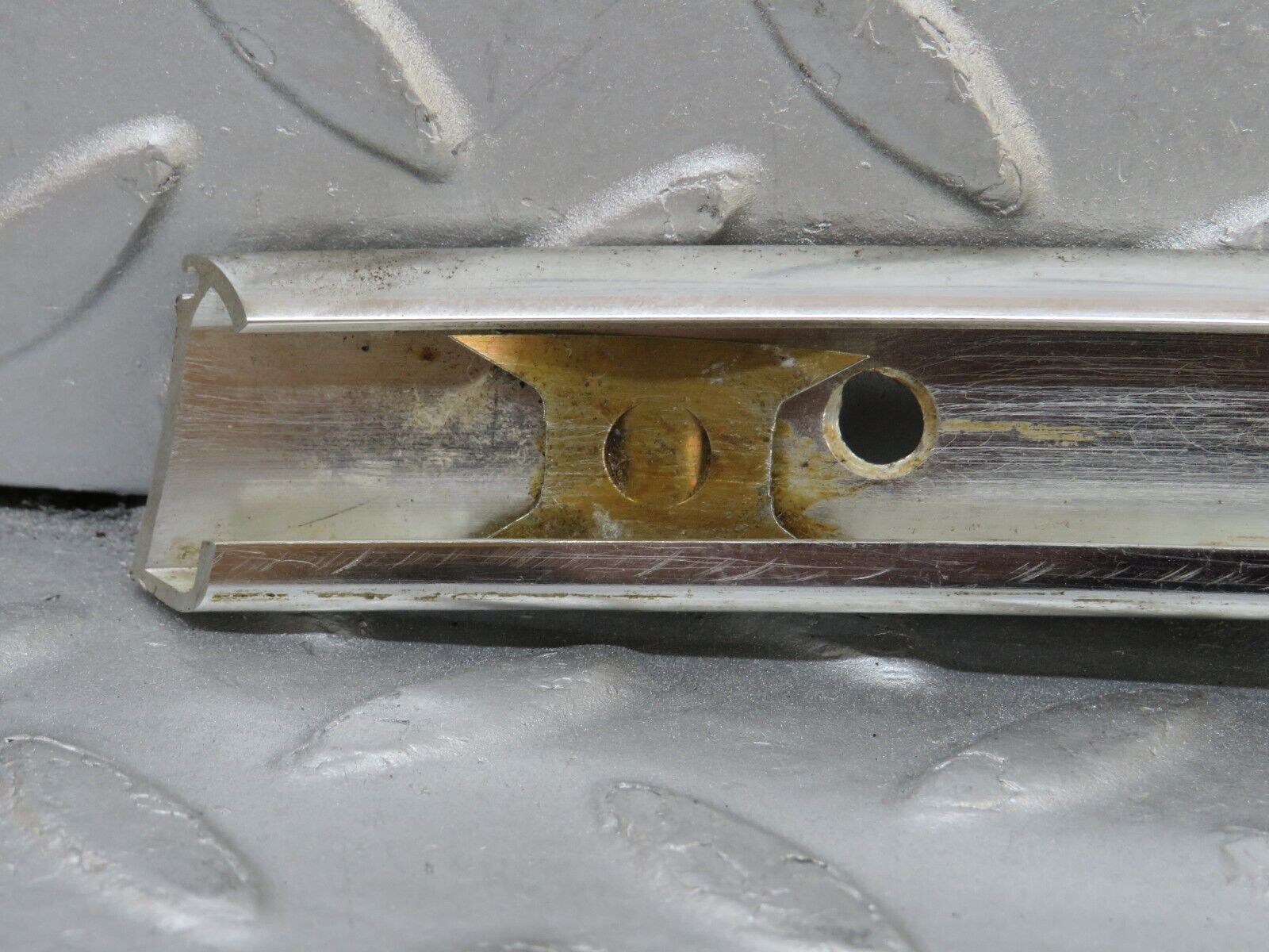 35614 Mercedes-Benz R107 280SL Hardtop B Pillar Chrome Trim Left Side