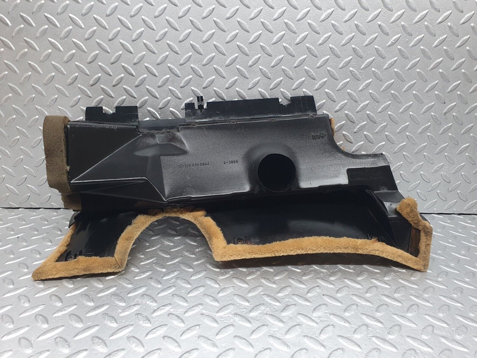 43613 Mercedes-Benz C126 380SEC Coupe Under Dash Panel Right Side Beige 1268300644 1268300844