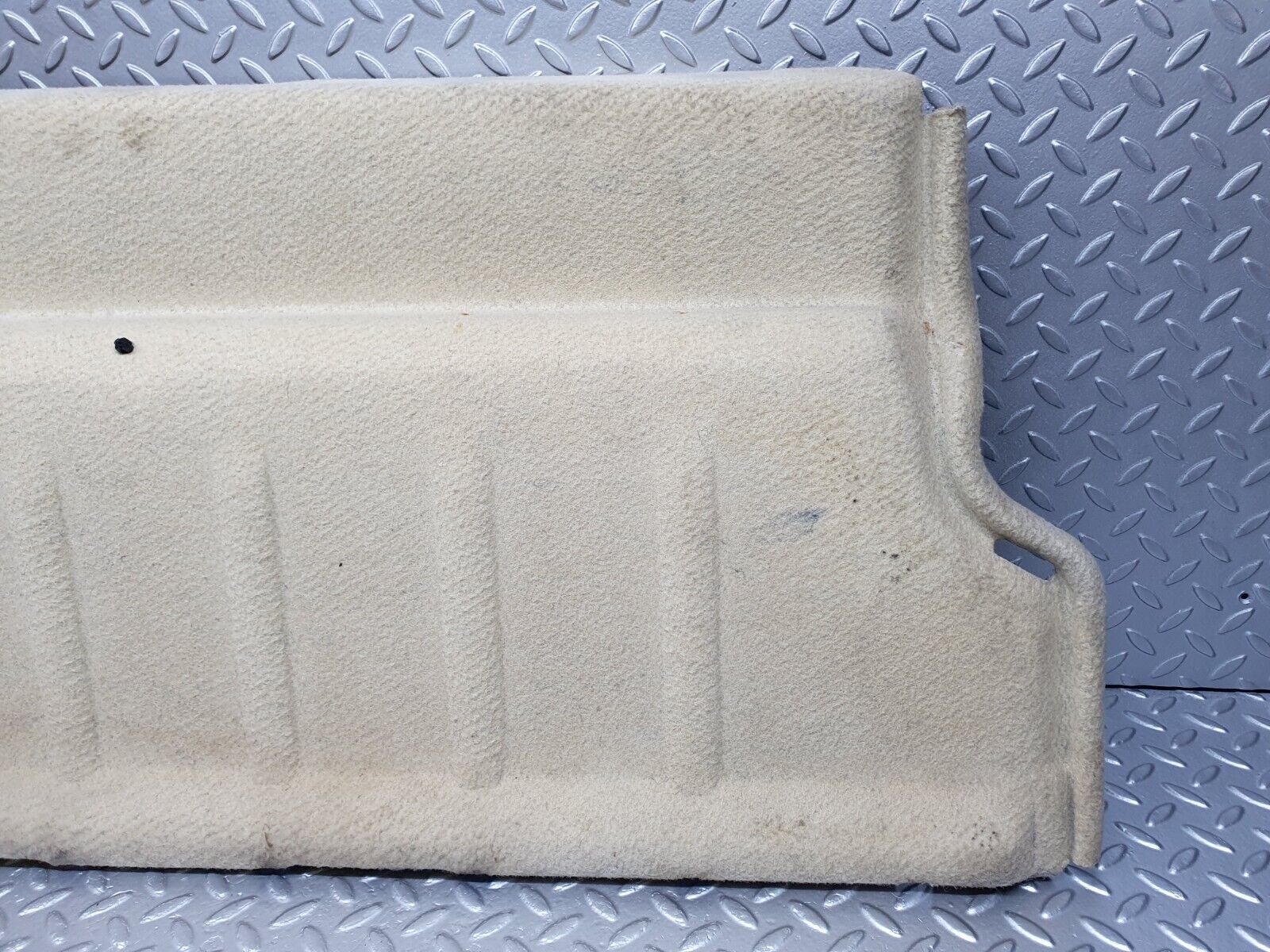 42261 Mercedes-Benz R129 320SL Coupe Fuel Tank Cover Plate Carpet Beige 1296903141