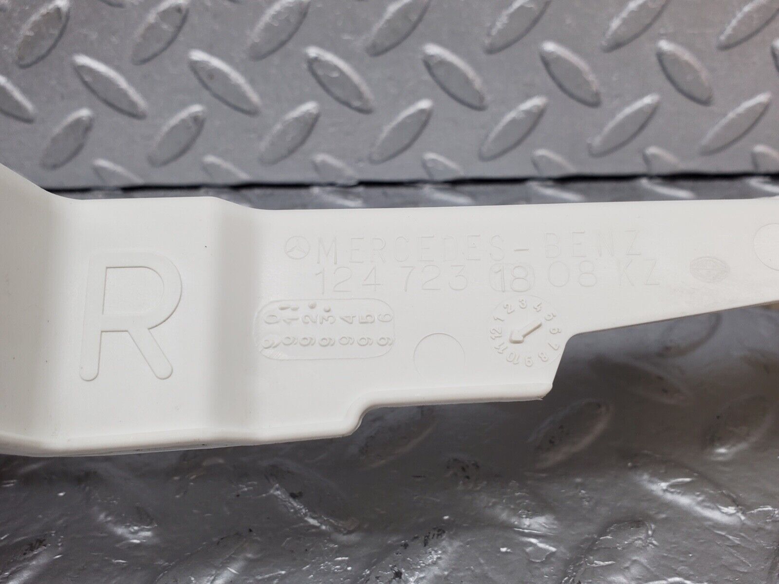 44606 Mercedes-Benz W124 220E Front Door Lock Cover Pair 1247231808