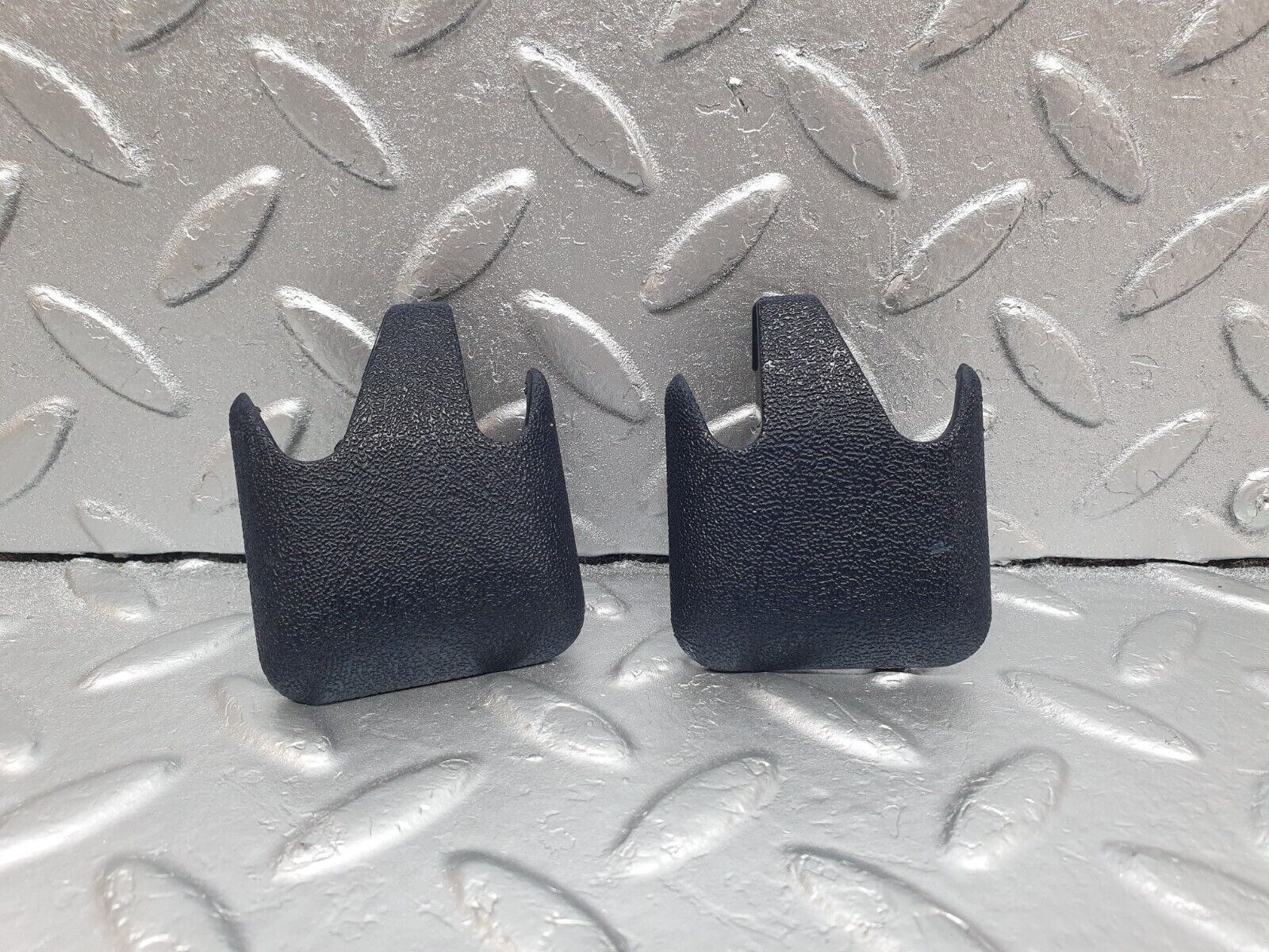 42906 Mercedes-Benz W201 190 2.0L Front Seat Rail Trim Cover Blue 1246842118 1246842218