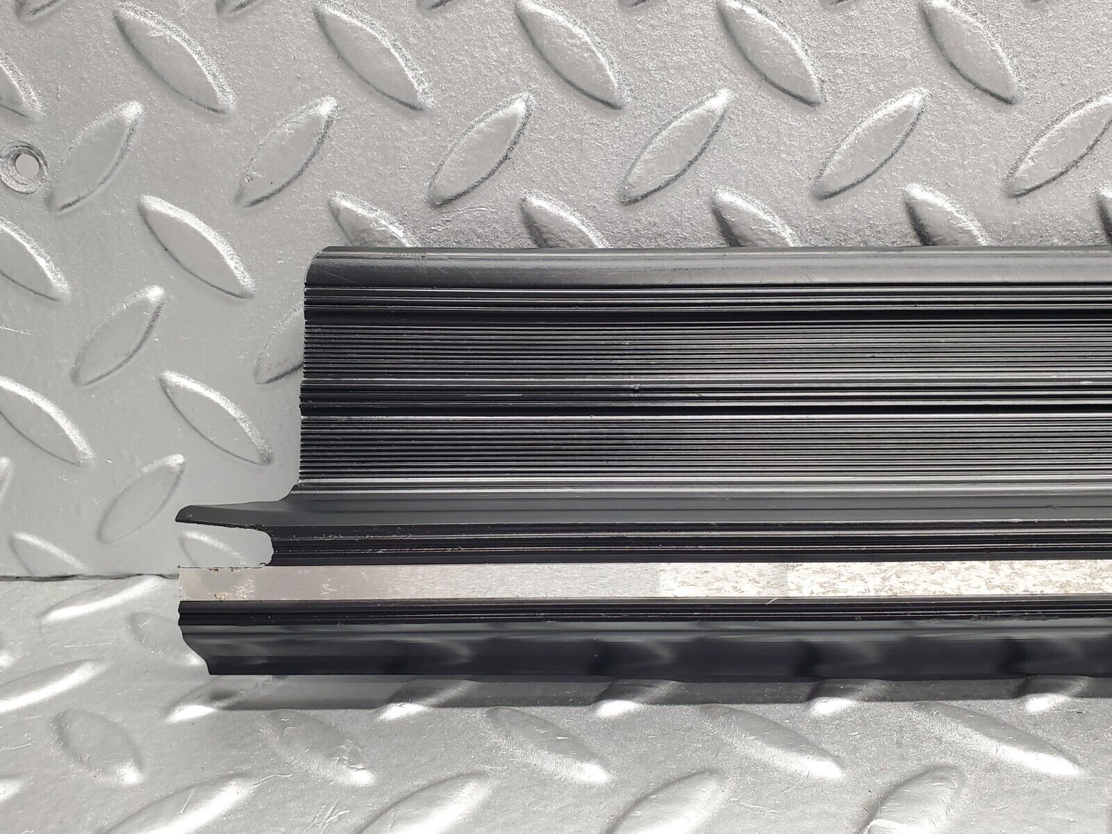 46330 Mercedes-Benz C123 280CE Coupe Door Sill Trim Black Left Side