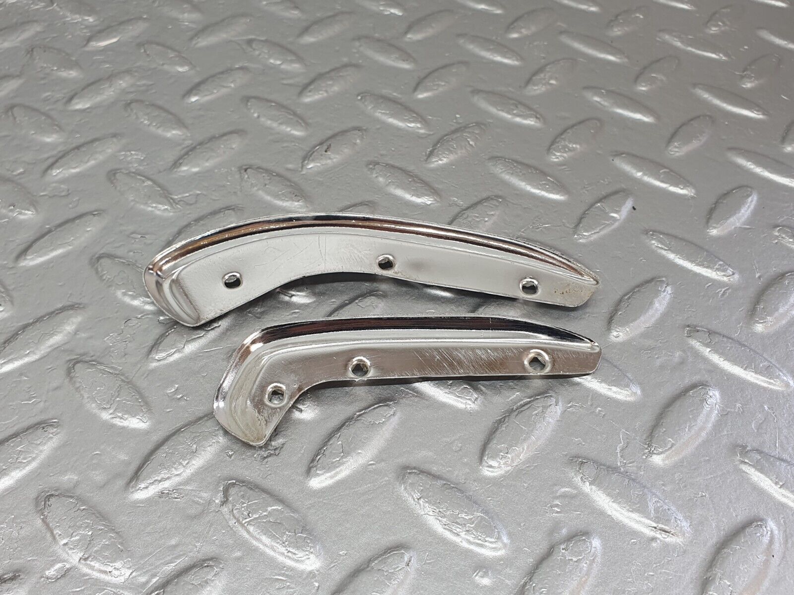 43152 Mercedes-Benz W108 280SE Interior Door Handle Chrome Trim Pair Left