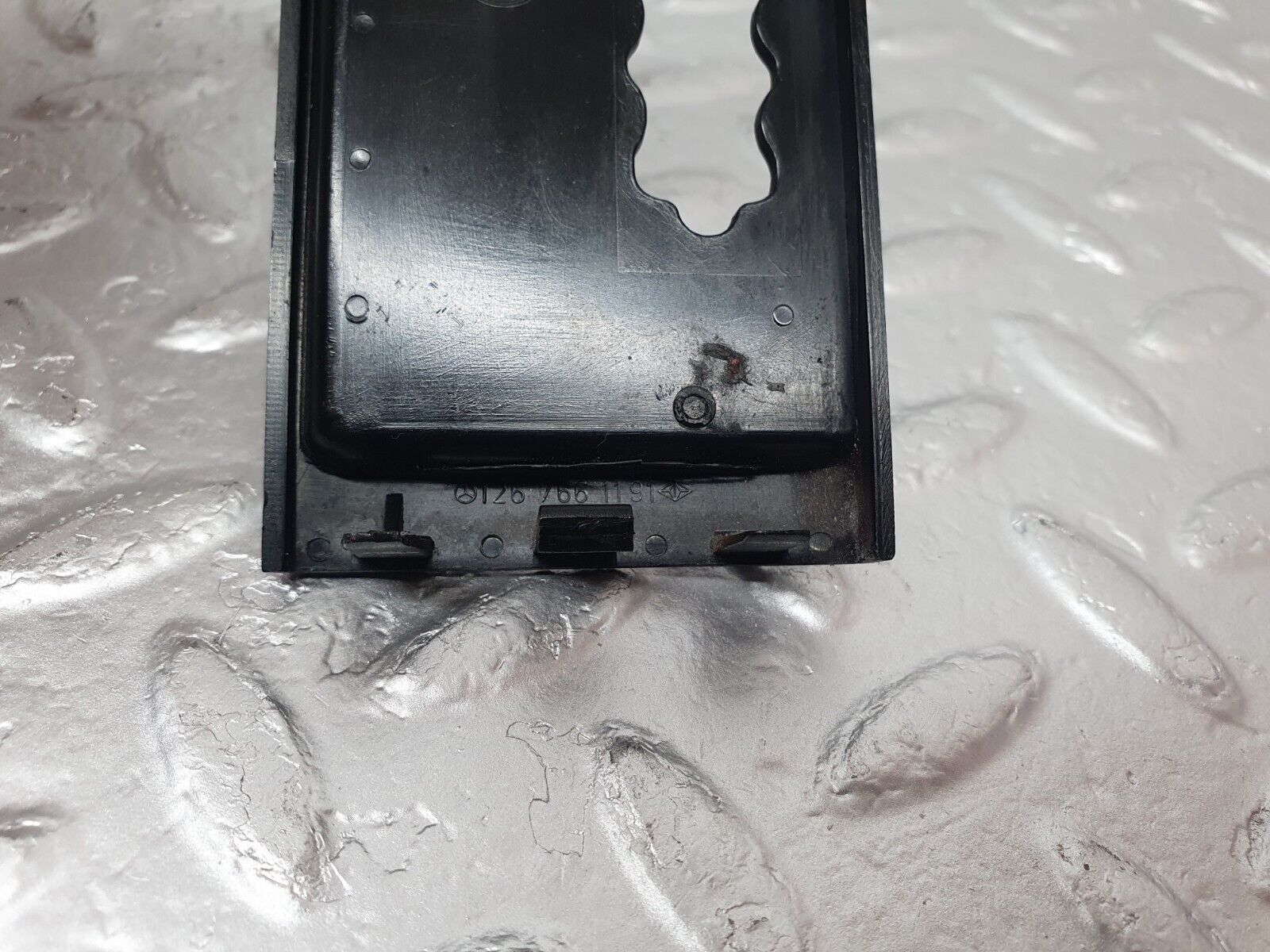 43670 Mercedes-Benz C126 380SEC Coupe Left Electric Seat Adjustment Cover Trim 1267661191