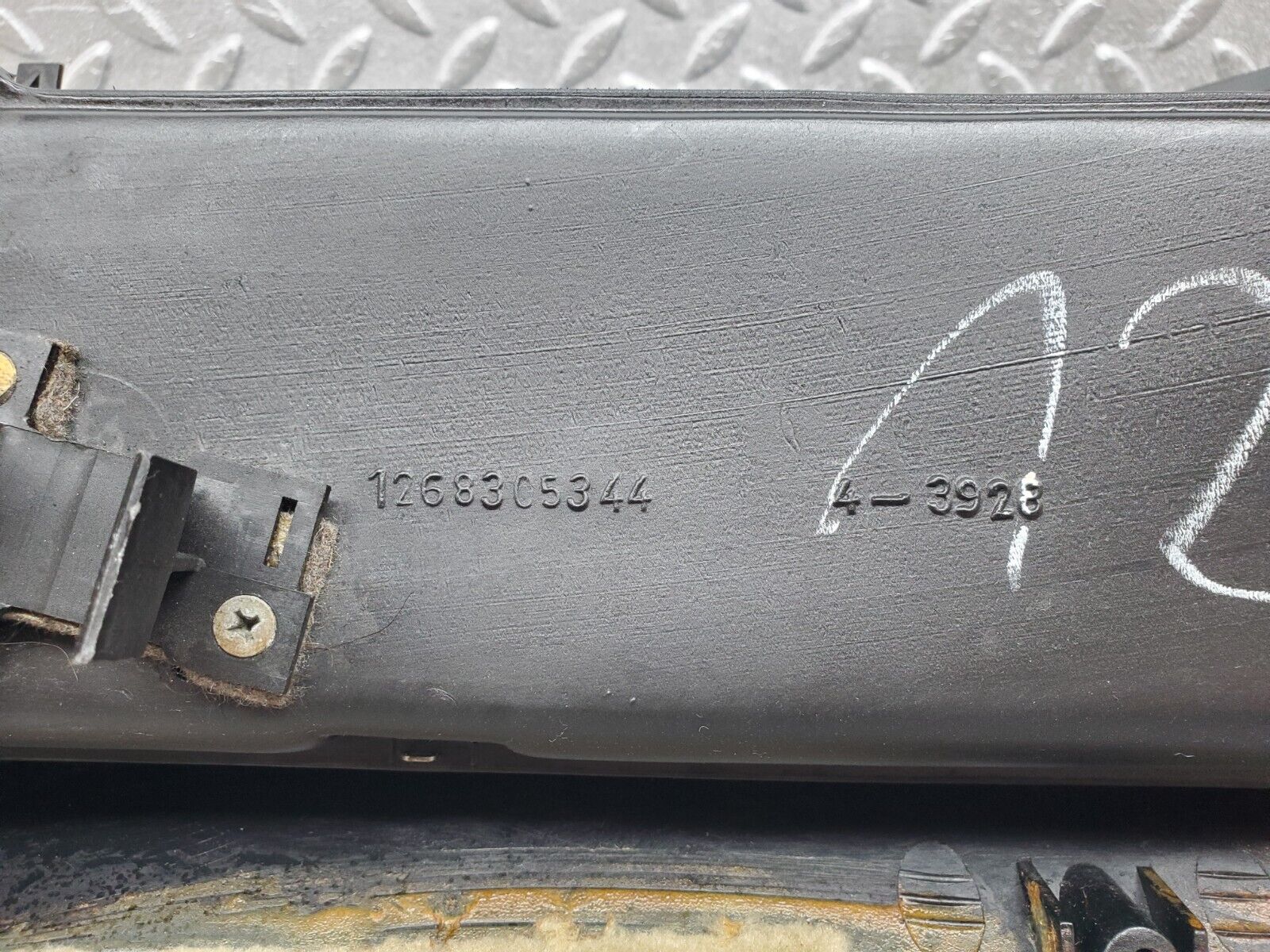 45858 Mercedes-Benz W126 420SE Under Dash Panel Left Side Beige 1268305144