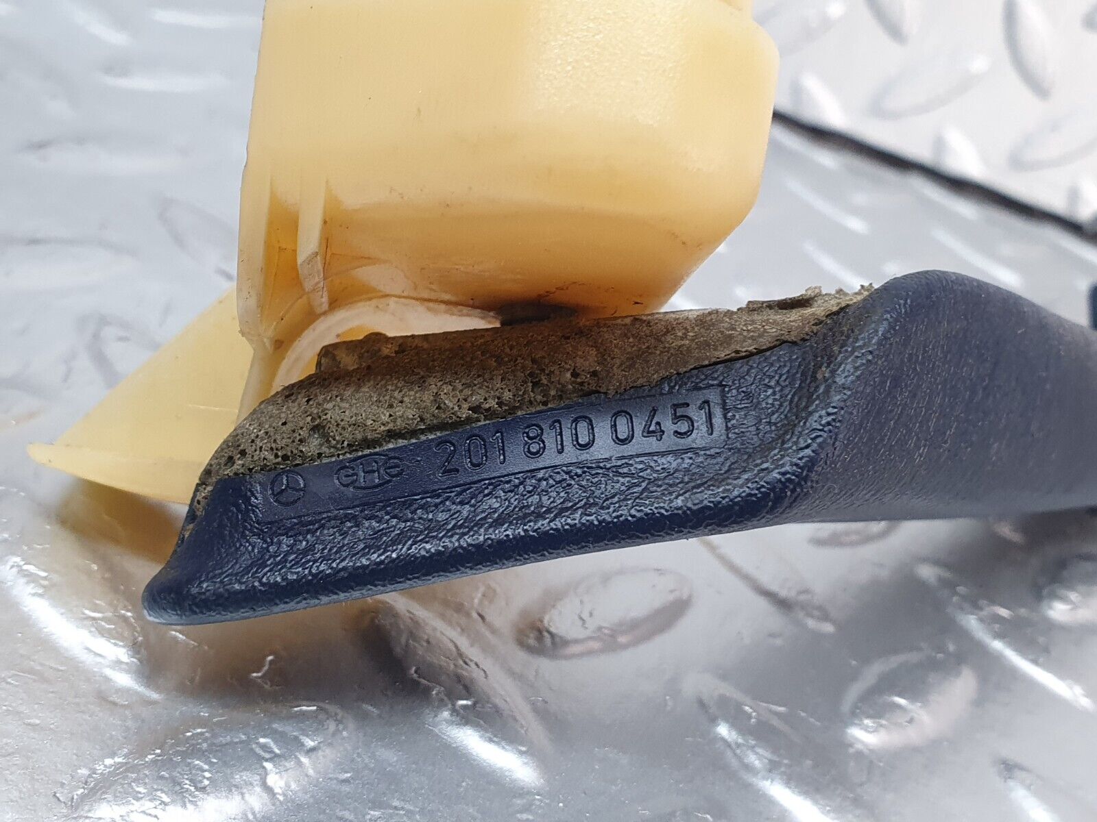 42847 Mercedes-Benz W201 190 2.0L Interior Door Handle Blue Right 2018100451 2017200228