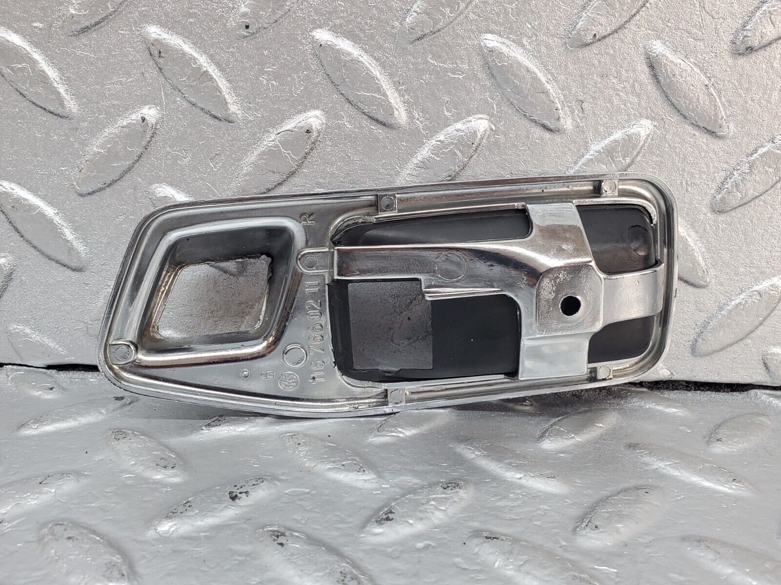 44391 Mercedes-Benz W123 280E Chrome Frame For Door Opener Right 1167660211