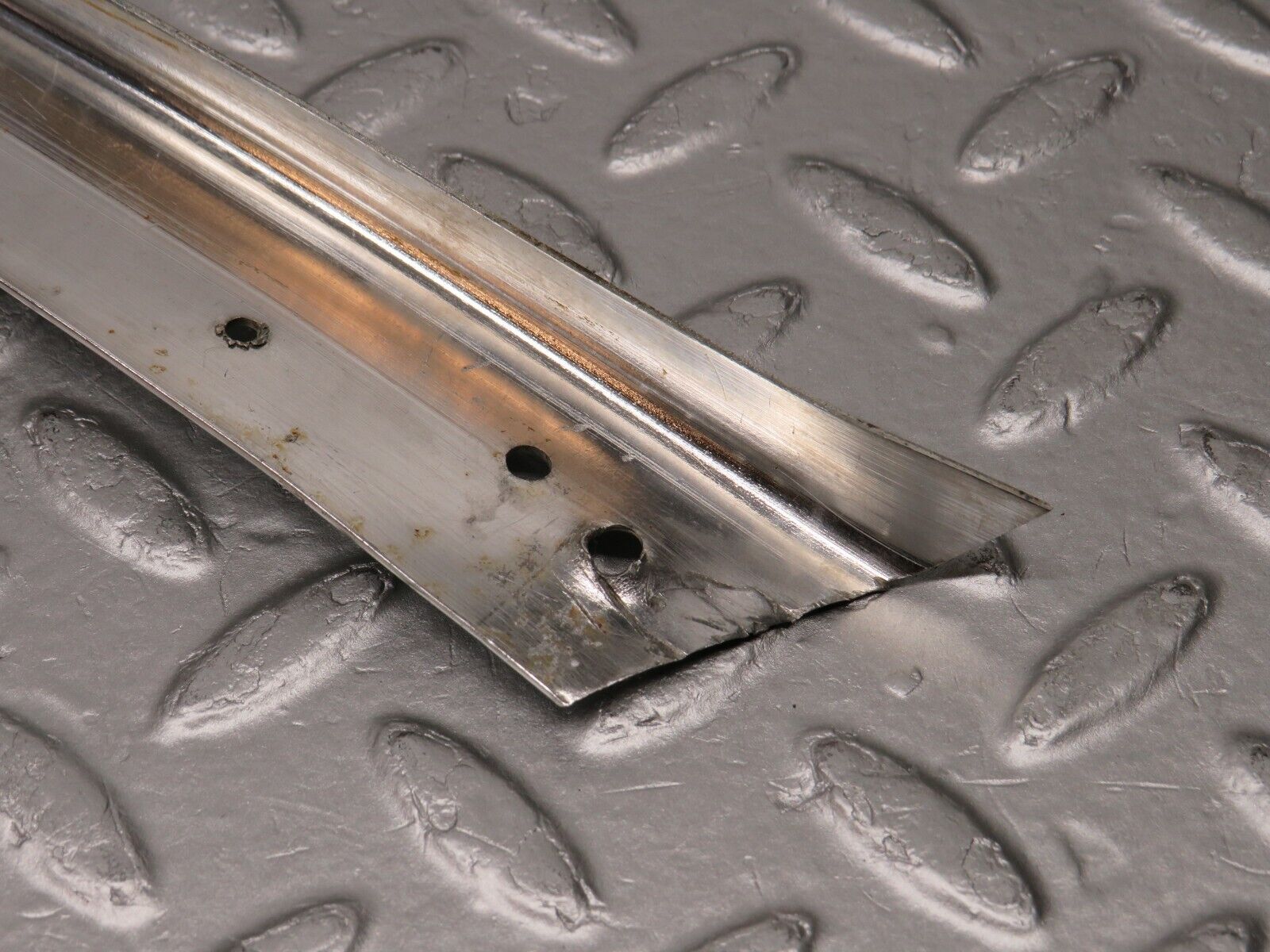 39109 Mercedes-Benz R107 500SL A Pillar Chrome Trim Left Side