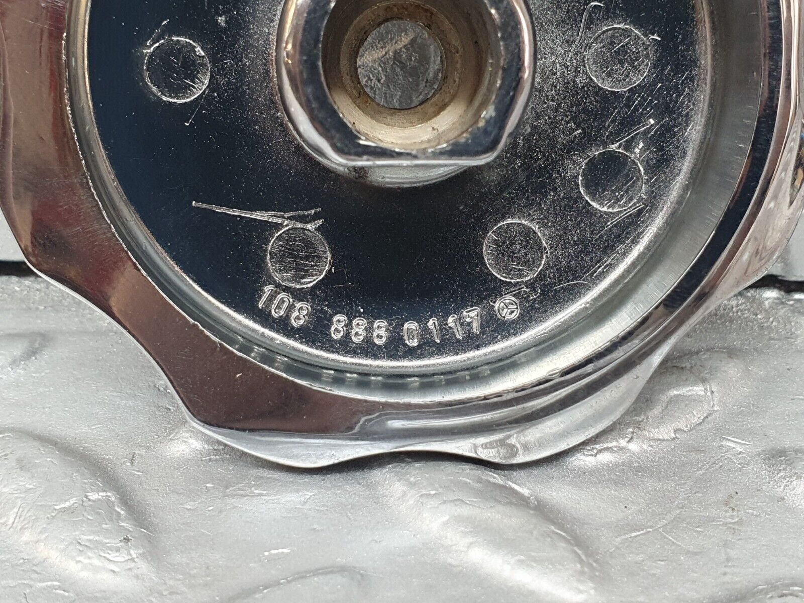 43414 Mercedes-Benz W108 280SE Front Emblem Badge Base Holder 1088880117