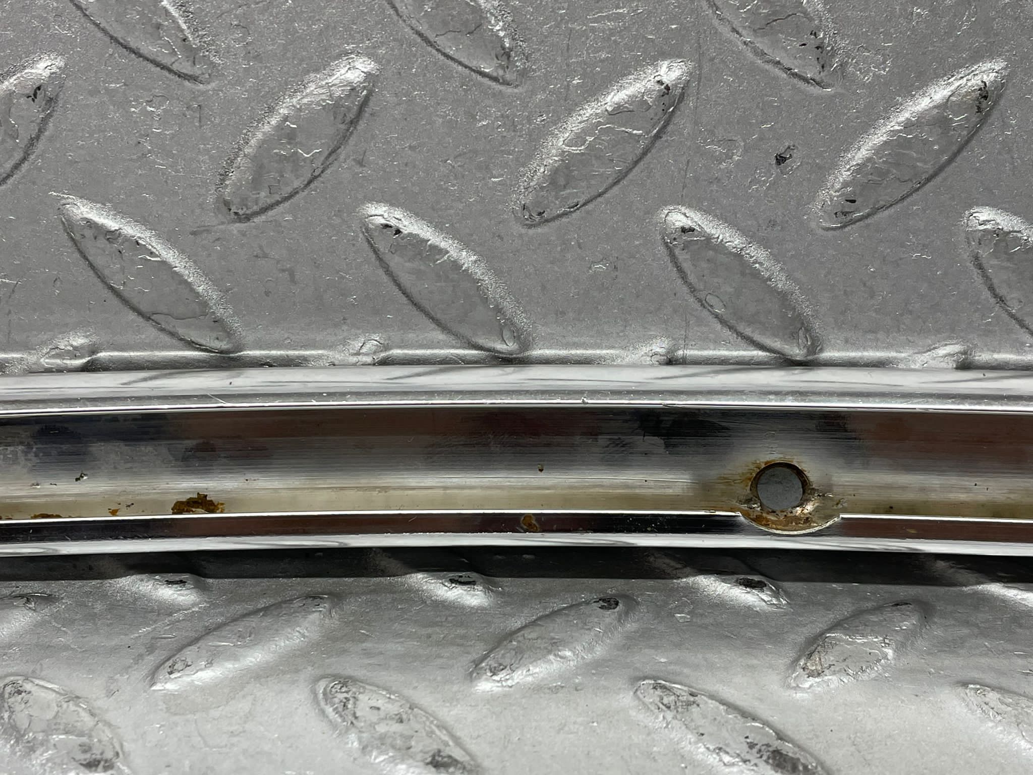 37907 Mercedes-Benz R107 450SL Hardtop B Pillar Chrome Trim Right Side