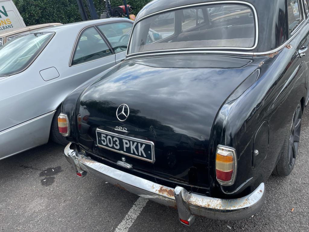 21821 Mercedes-Benz W121 190 Ponton Shell 1961