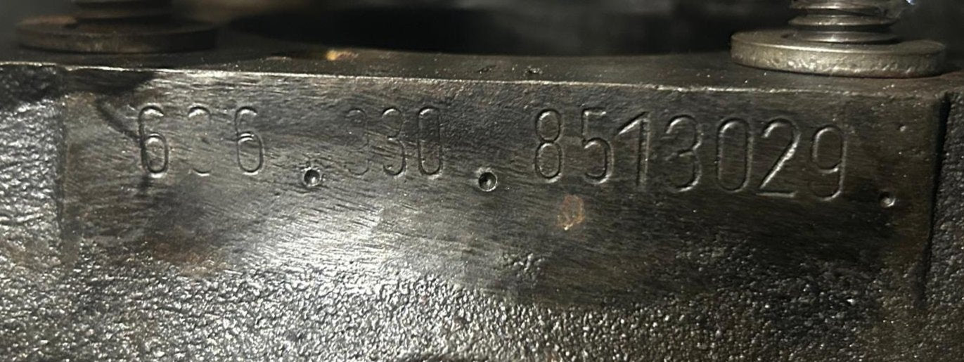 0345 Mercedes-Benz W120 180D Ponton Engine Block 6360110801