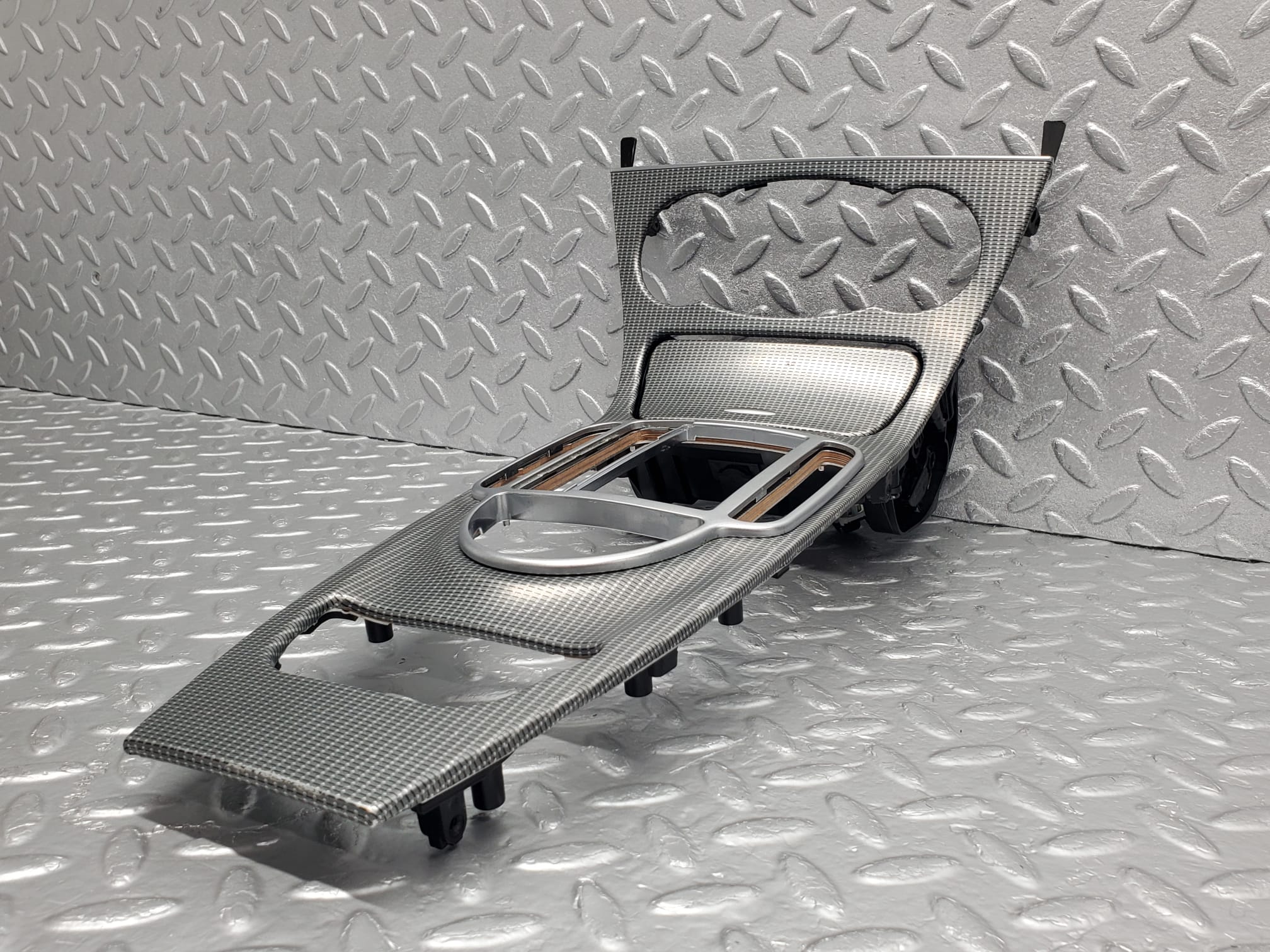 47798 Mercedes-Benz R230 350SL Carbon Fibre Alu Centre Console A2306802036