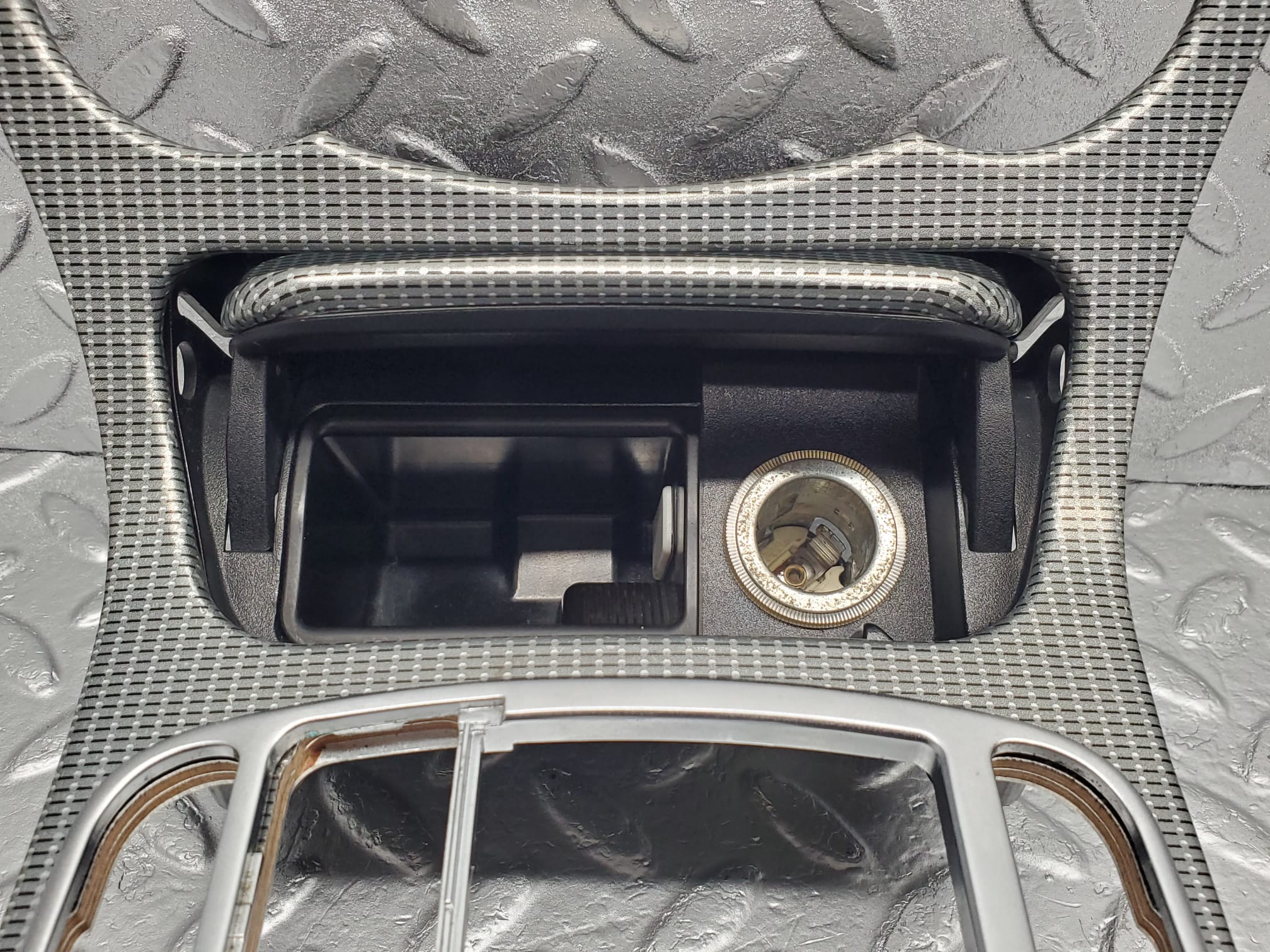 47798 Mercedes-Benz R230 350SL Carbon Fibre Alu Centre Console A2306802036