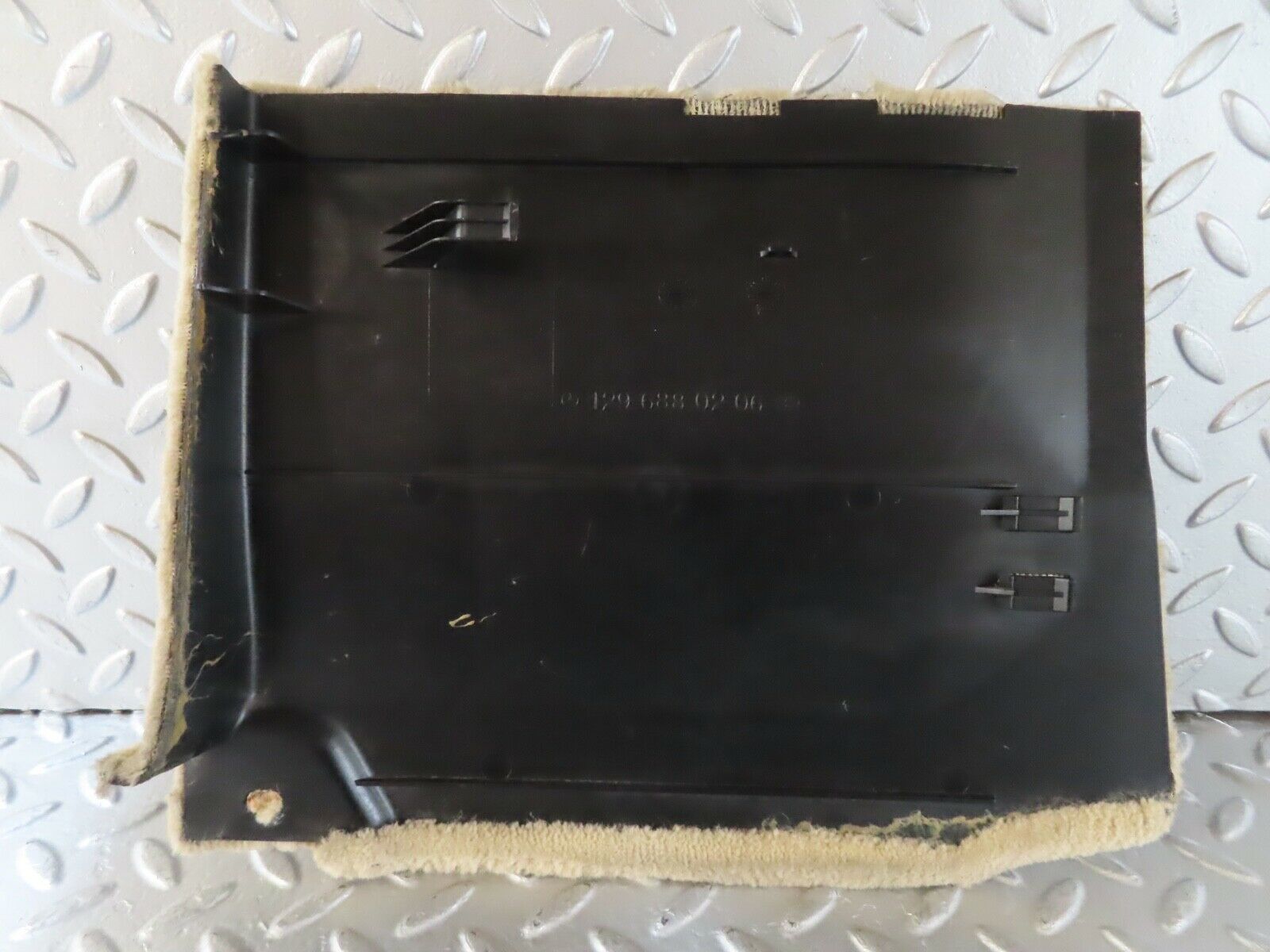 20003 Mercedes-Benz R129 300SL Coupe Kick Panel Right Side Cream 1296880206