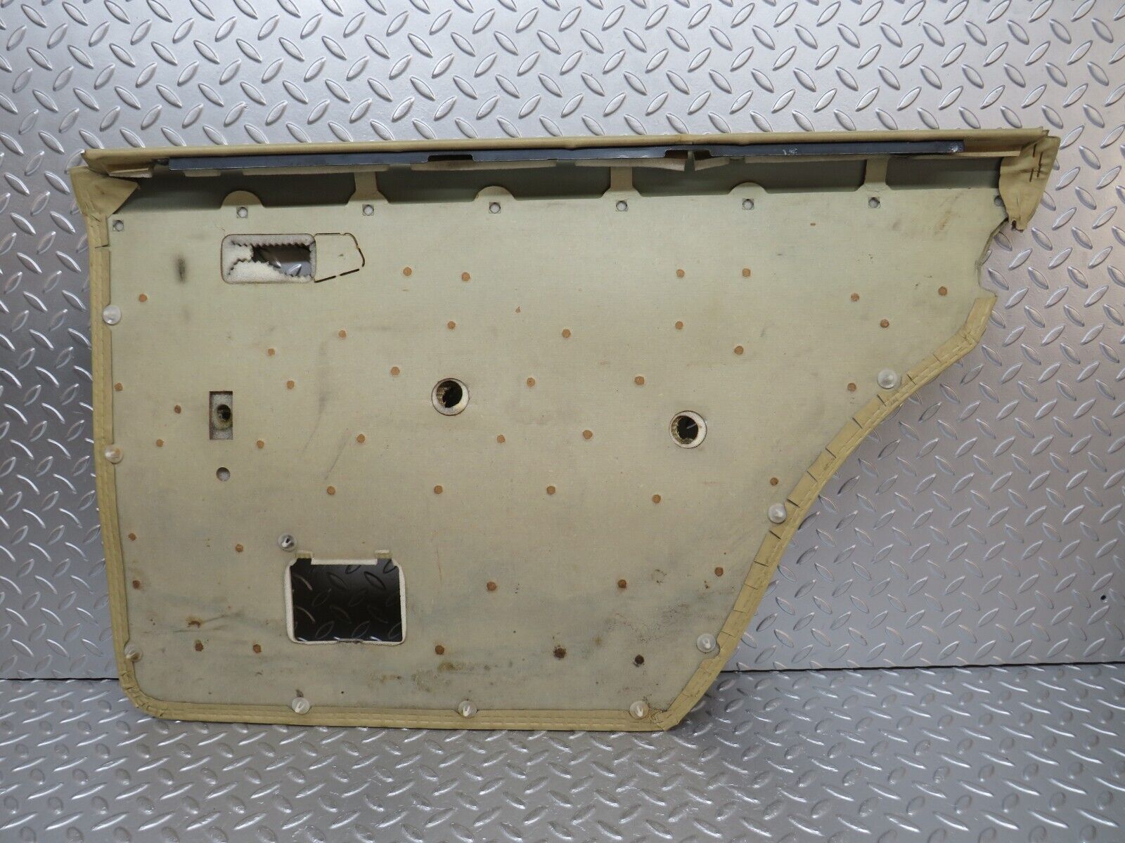 0613 Mercedes-Benz W123 230E Rear Left Door Card Panel Beige