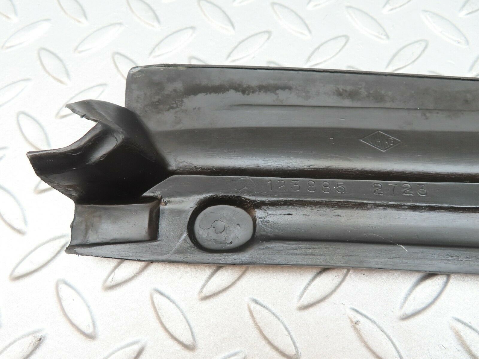 3900 Mercedes-Benz S123 200T Wagon Front Left Bumper Rubber 1238852723