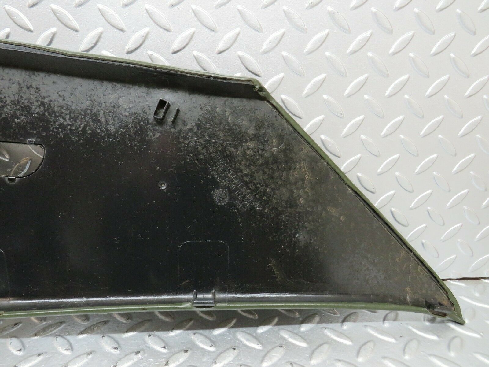 23707 Mercedes-Benz W123 C Pillar Cover Right Side Green 1236900425