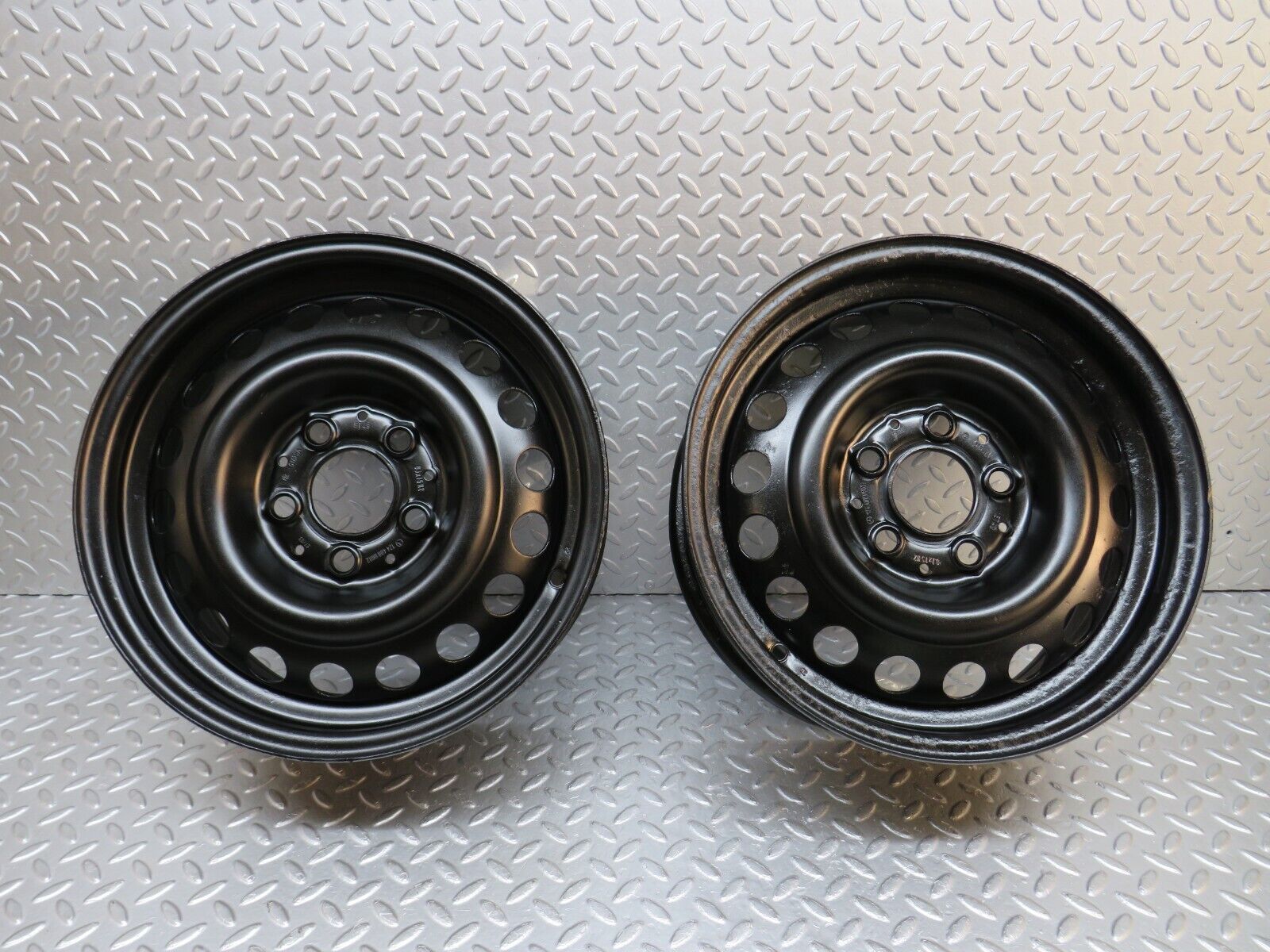 39528 Mercedes-Benz Steel Wheel Set 6Jx15H2 ET49 1244000602