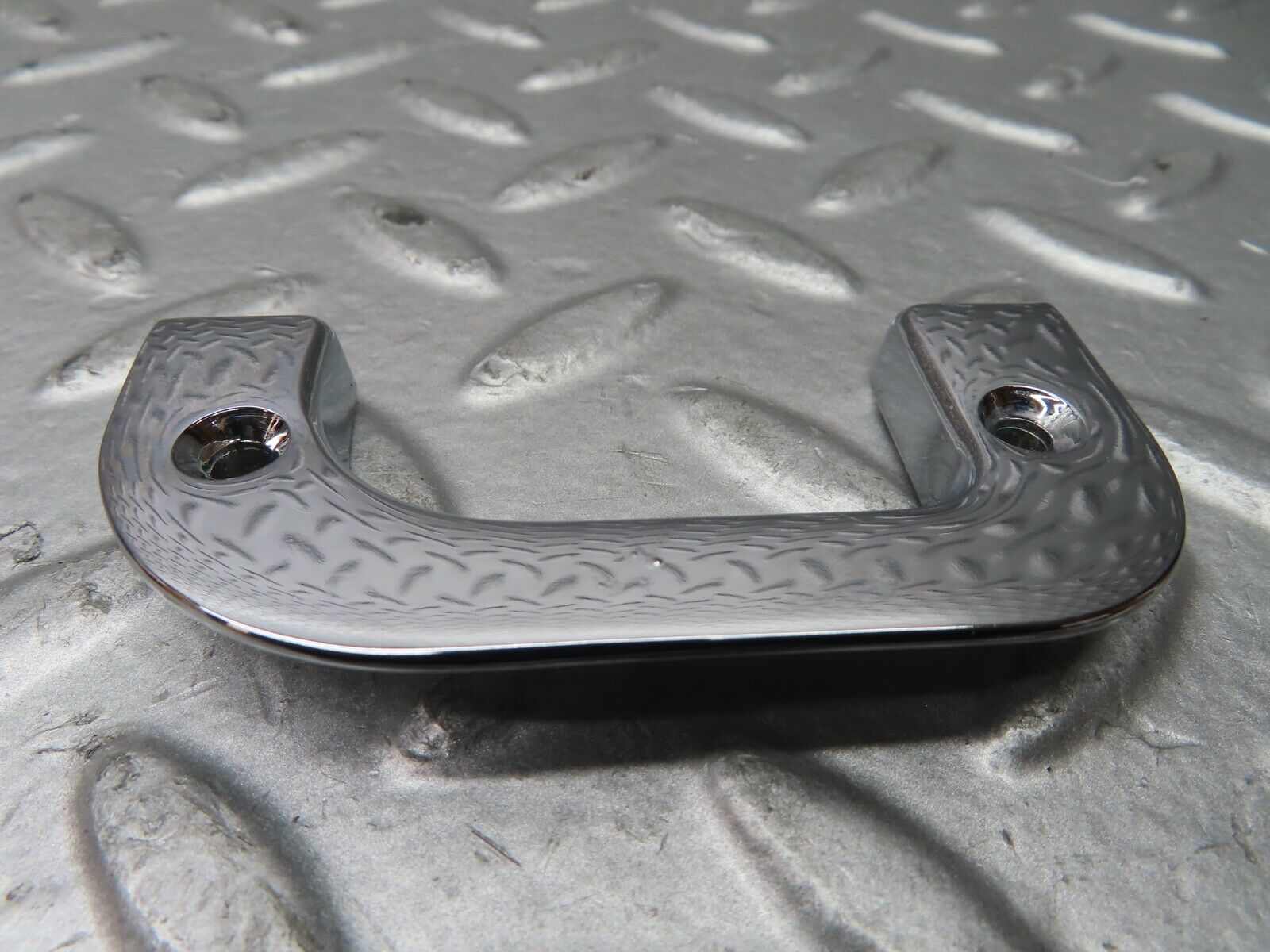 21490 Mercedes-Benz W126 300SE Right Chrome Door Latch Trim 1237230224