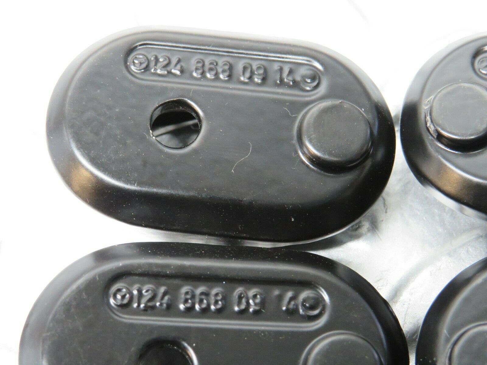 24309 Mercedes-Benz S124 220TE Trunk Cover Holder Set 1248681014 1248680914