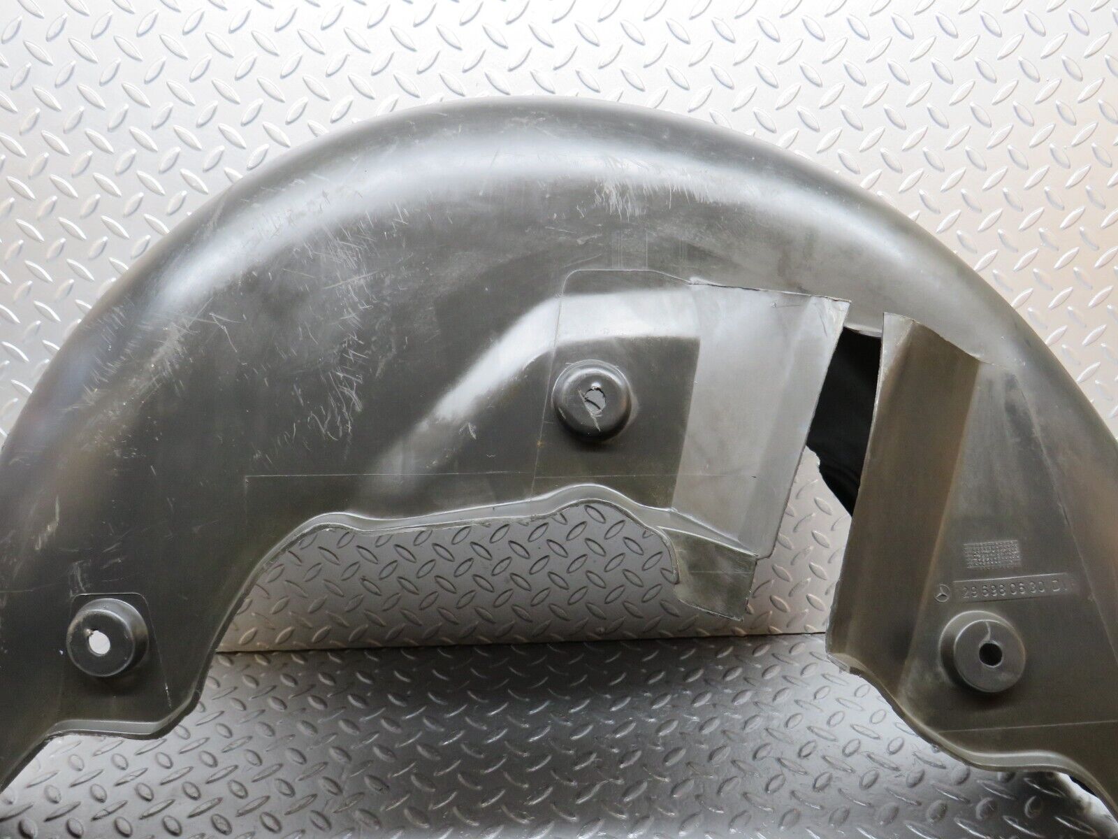 39383 Mercedes-Benz R129 320SL Coupe Rear Right Inner Fender Wing Wheel Arch Lining 1296980630