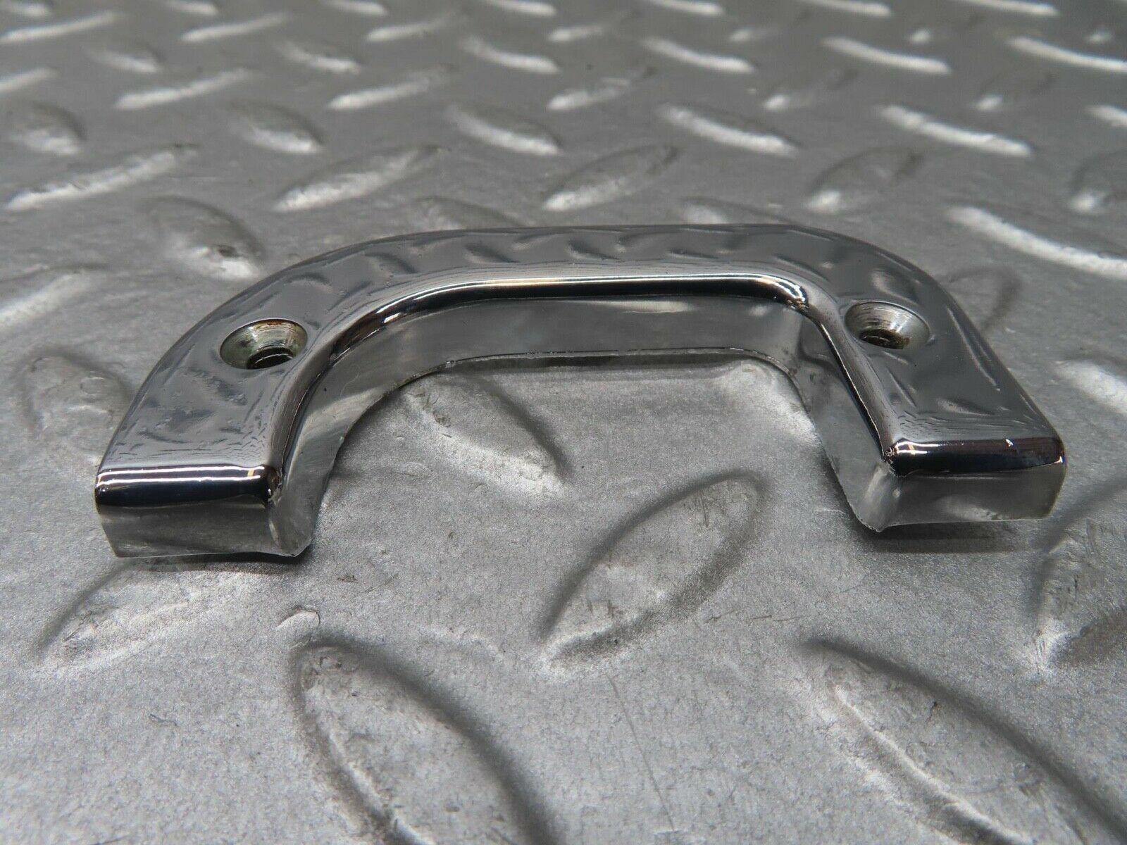 13554 Mercedes-Benz W123 200 Left Interior Chrome Door Latch Trim 1237230124