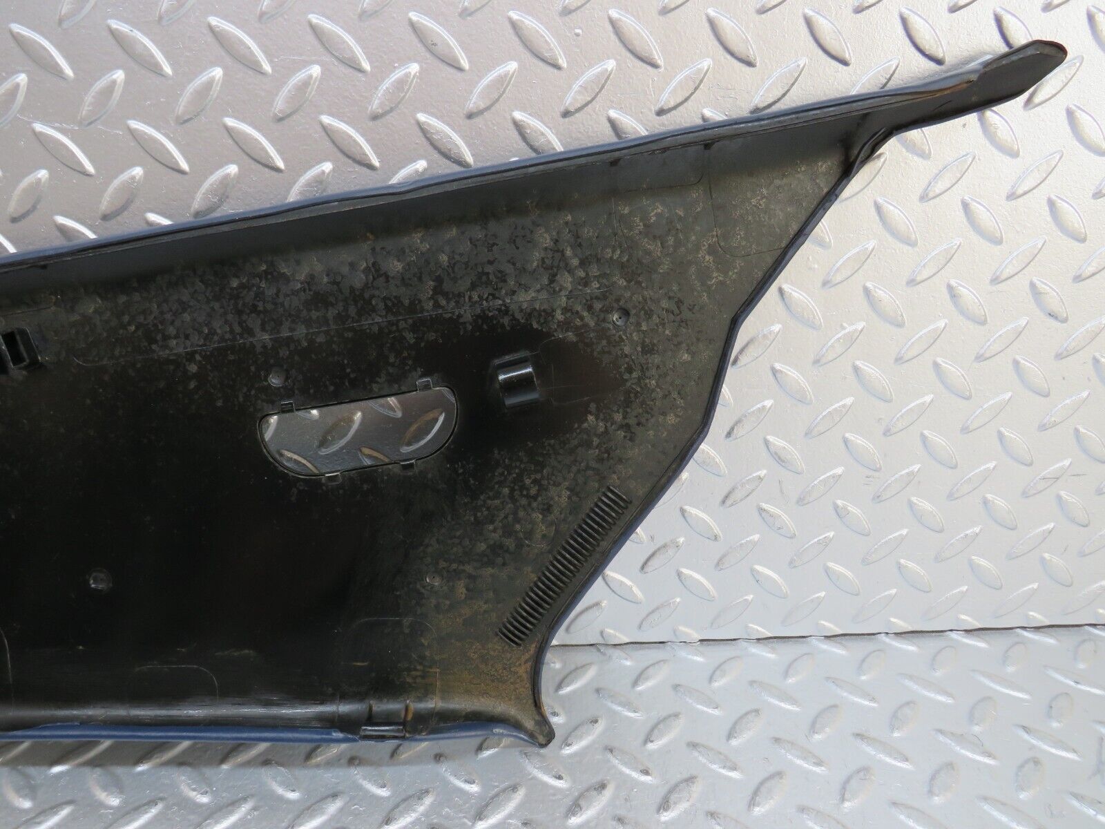 26773 Mercedes-Benz W123 240D C Pillar Cover Panel Left Side Blue 1236900325