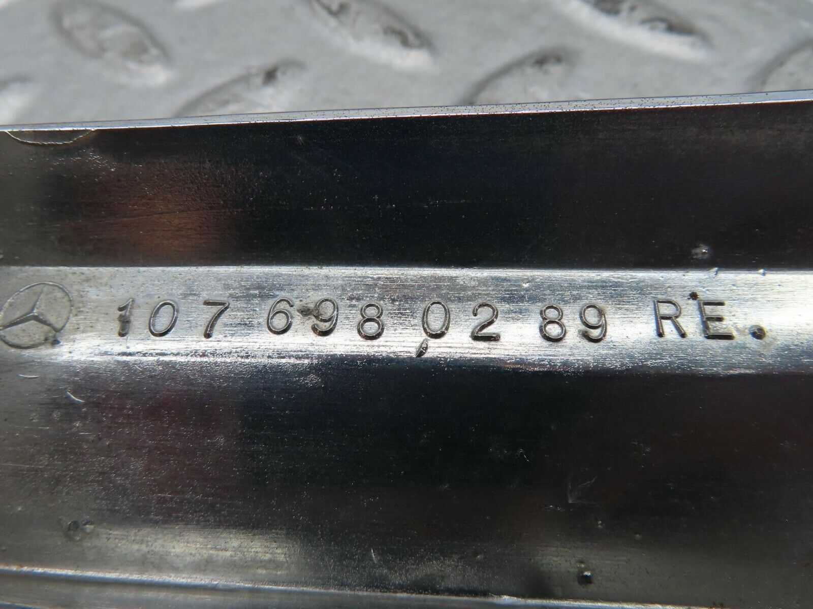 16588 Mercedes-Benz C107 380SLC Rear Right Quarter Window Chrome Frame