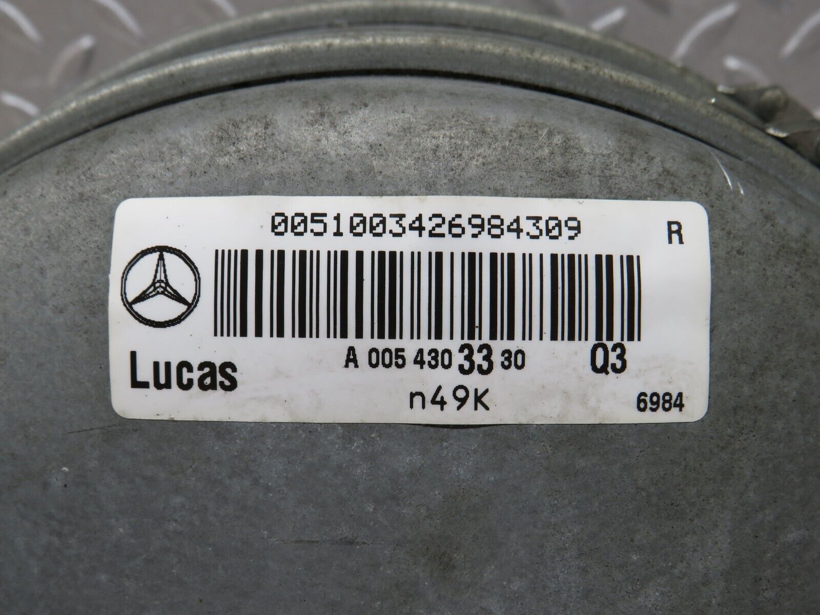 34850 Mercedes-Benz W210 320E Brake Booster Lucas 0054303330